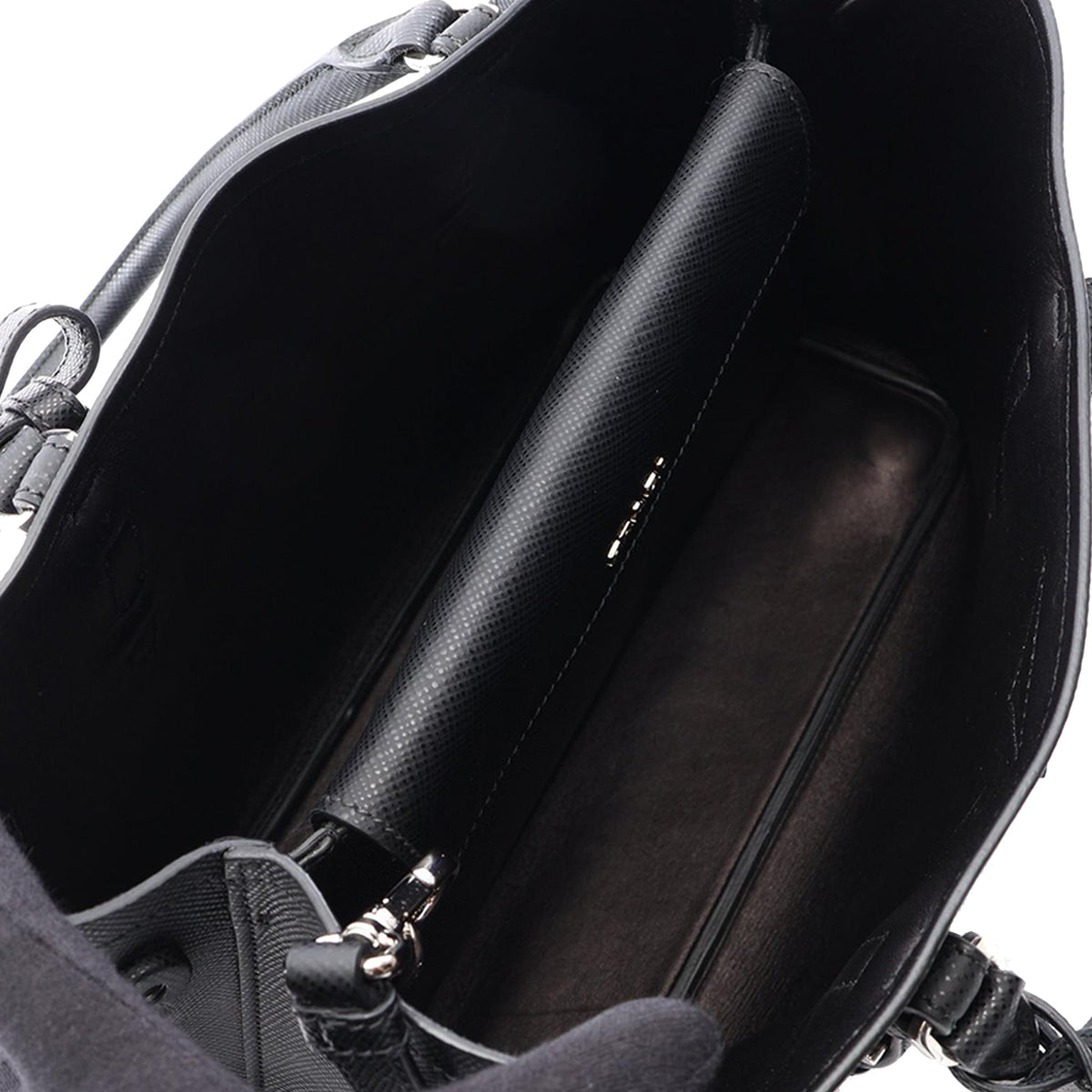 Prada Medium Saffiano Cuir Double Handle Satchel