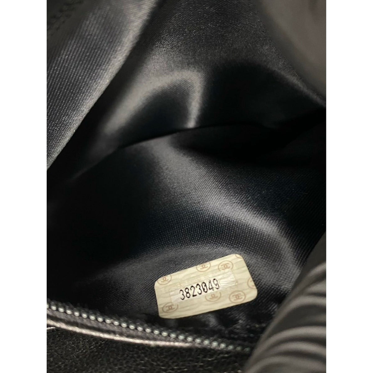 Chanel CC Quilted Lambskin Camera Bag — Black