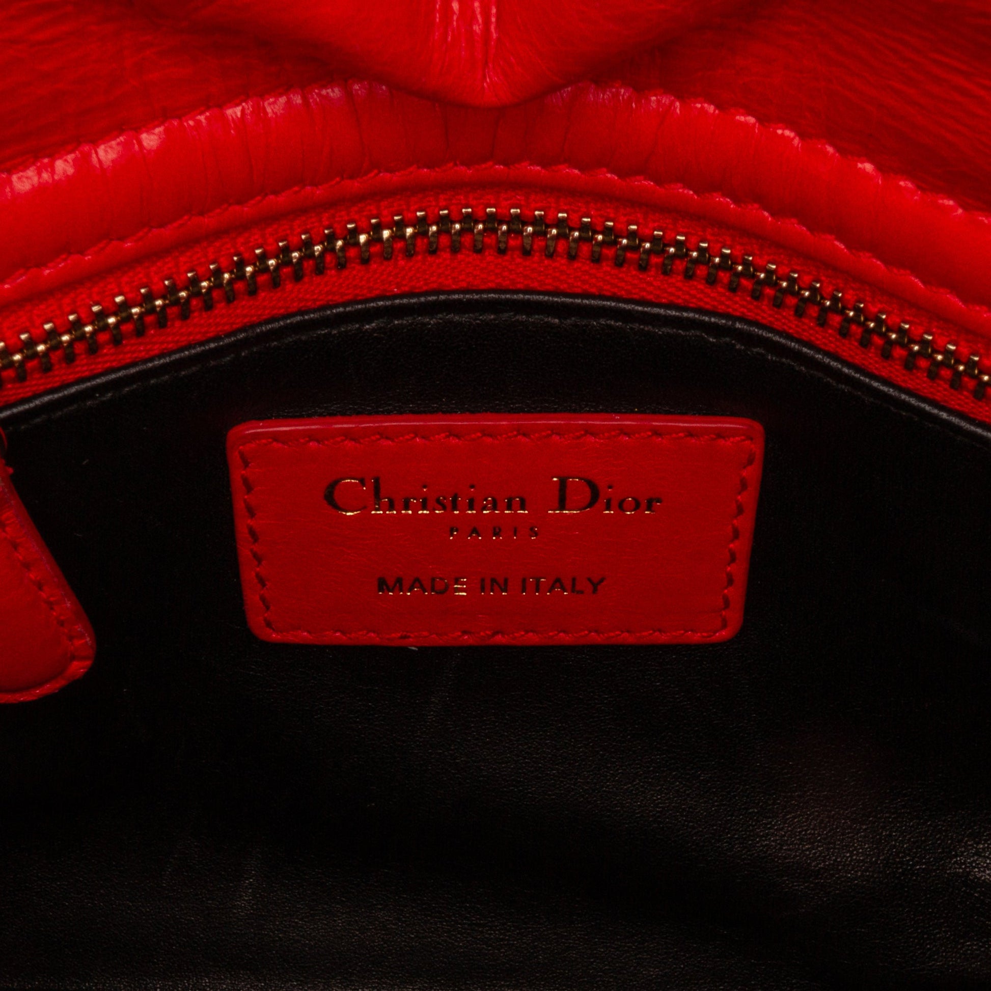 Dior Mini Calfskin Sequin Embellished Lady Dior