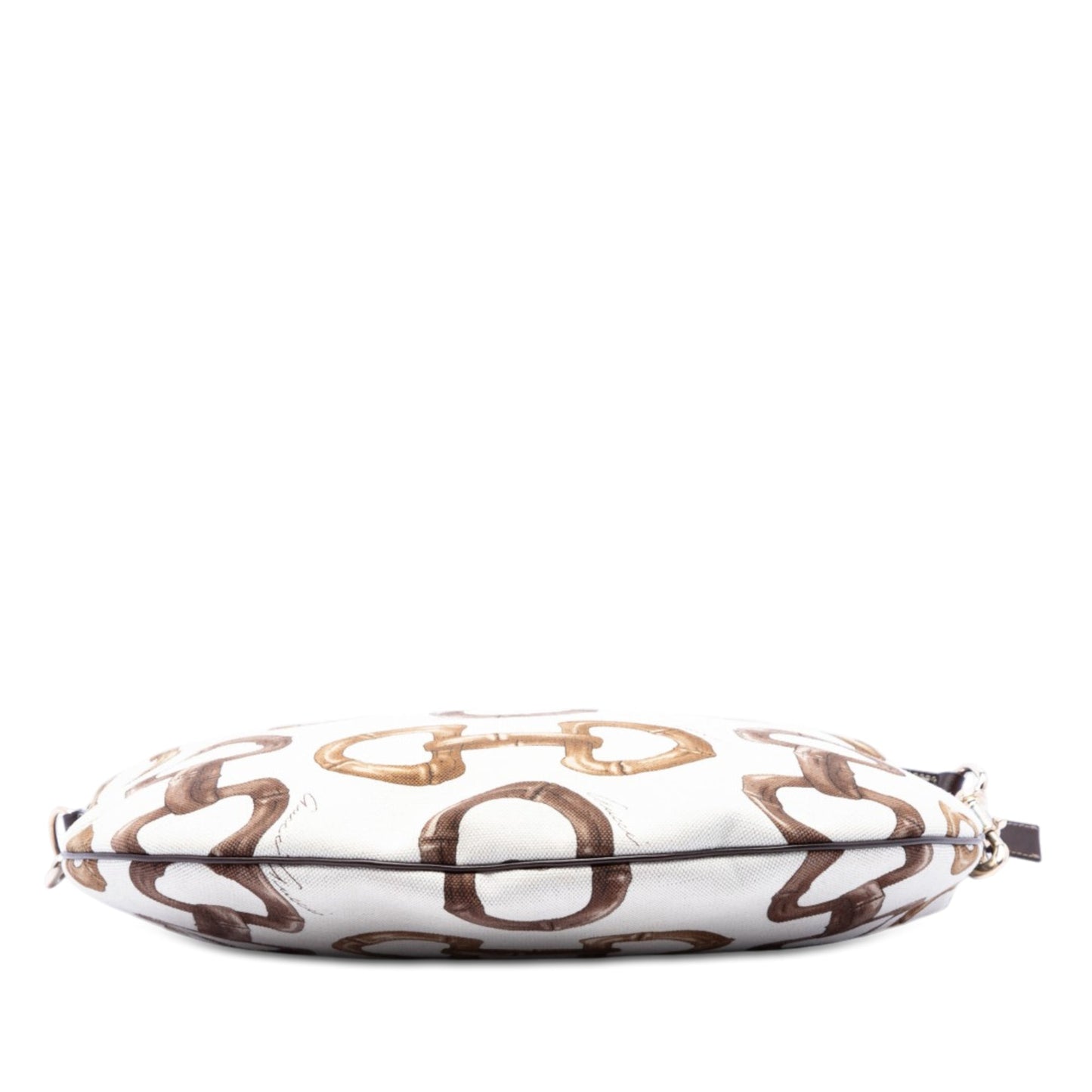 Gucci Printed Canvas Horsebit Hobo