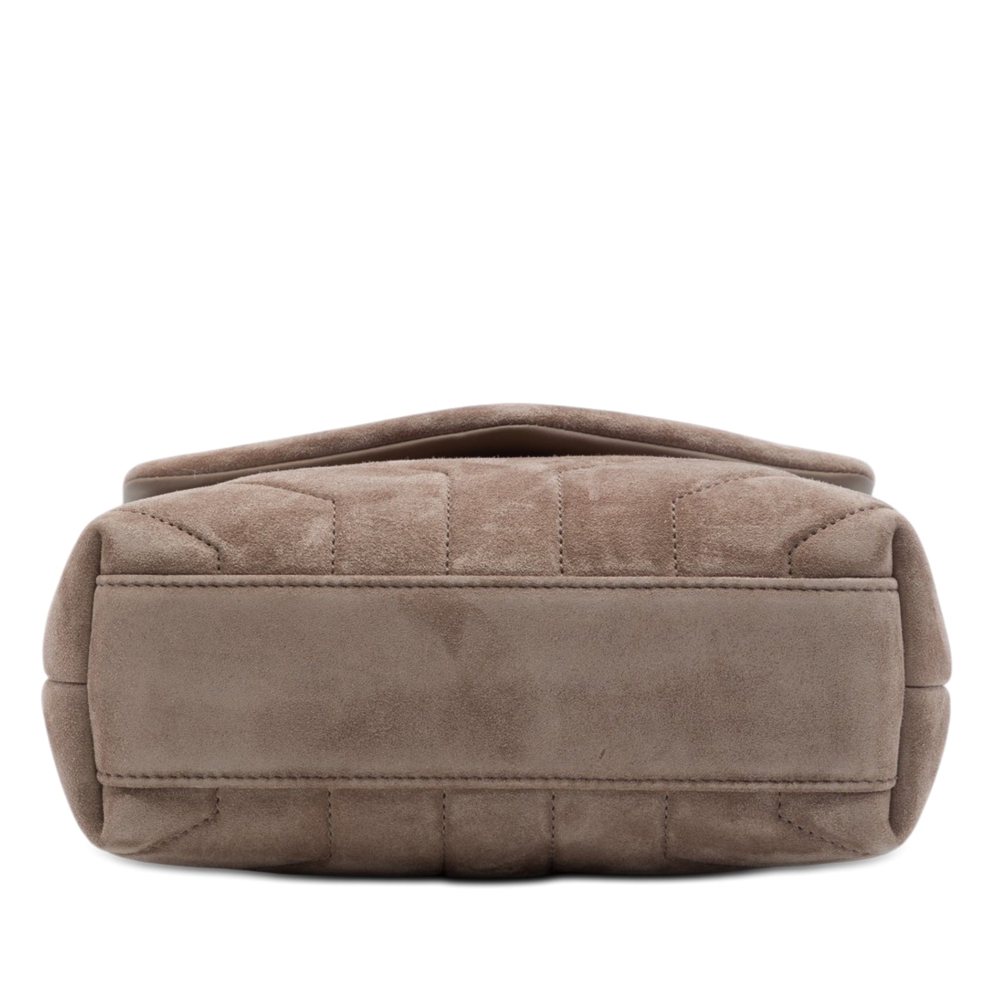 Saint Laurent Toy Matelasse Suede Monogram LouLou Crossbody