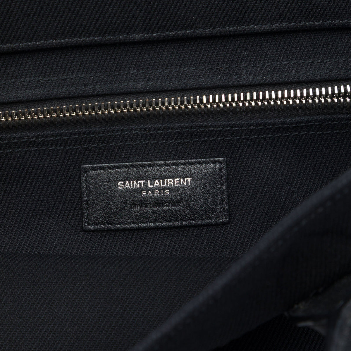 Saint Laurent Canvas Rive Gauche North South Tote
