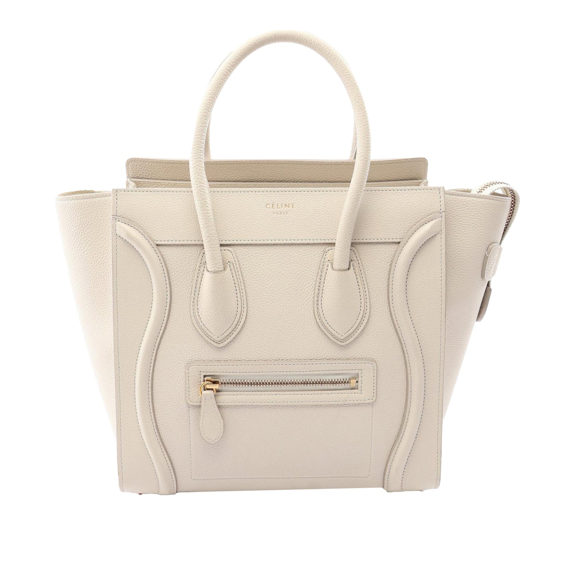 Celine Micro Leather Luggage Tote