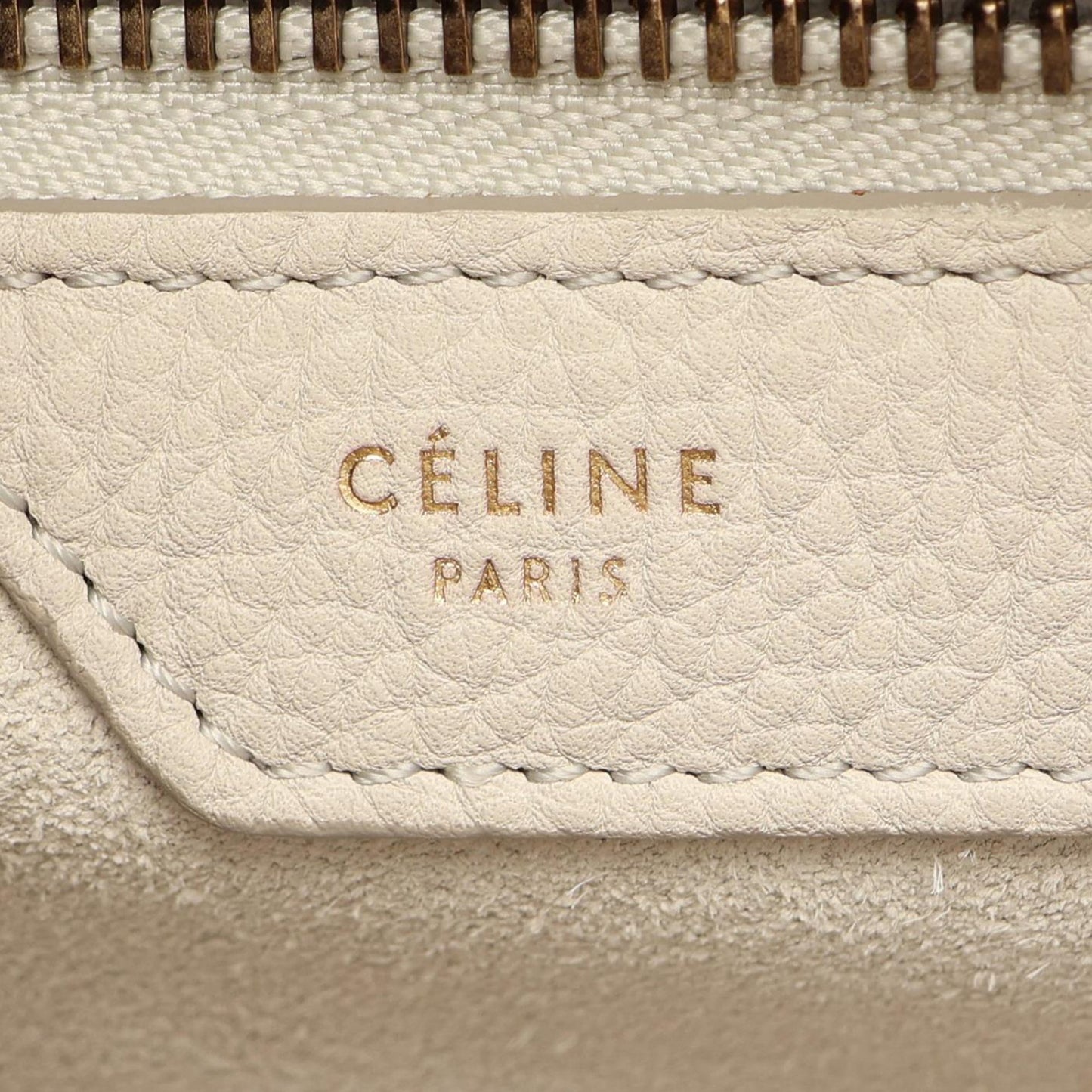 Celine Micro Leather Luggage Tote