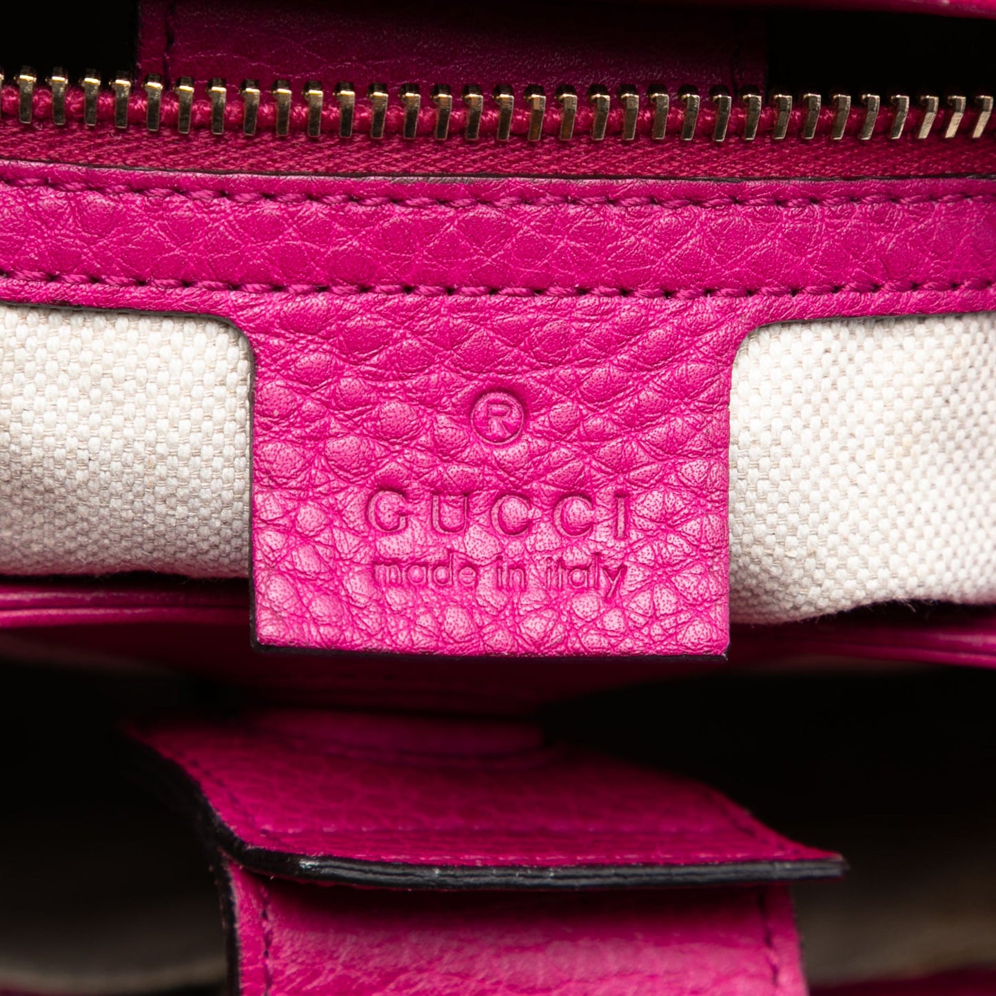 Gucci Small Calfskin Bamboo Shopper Satchel