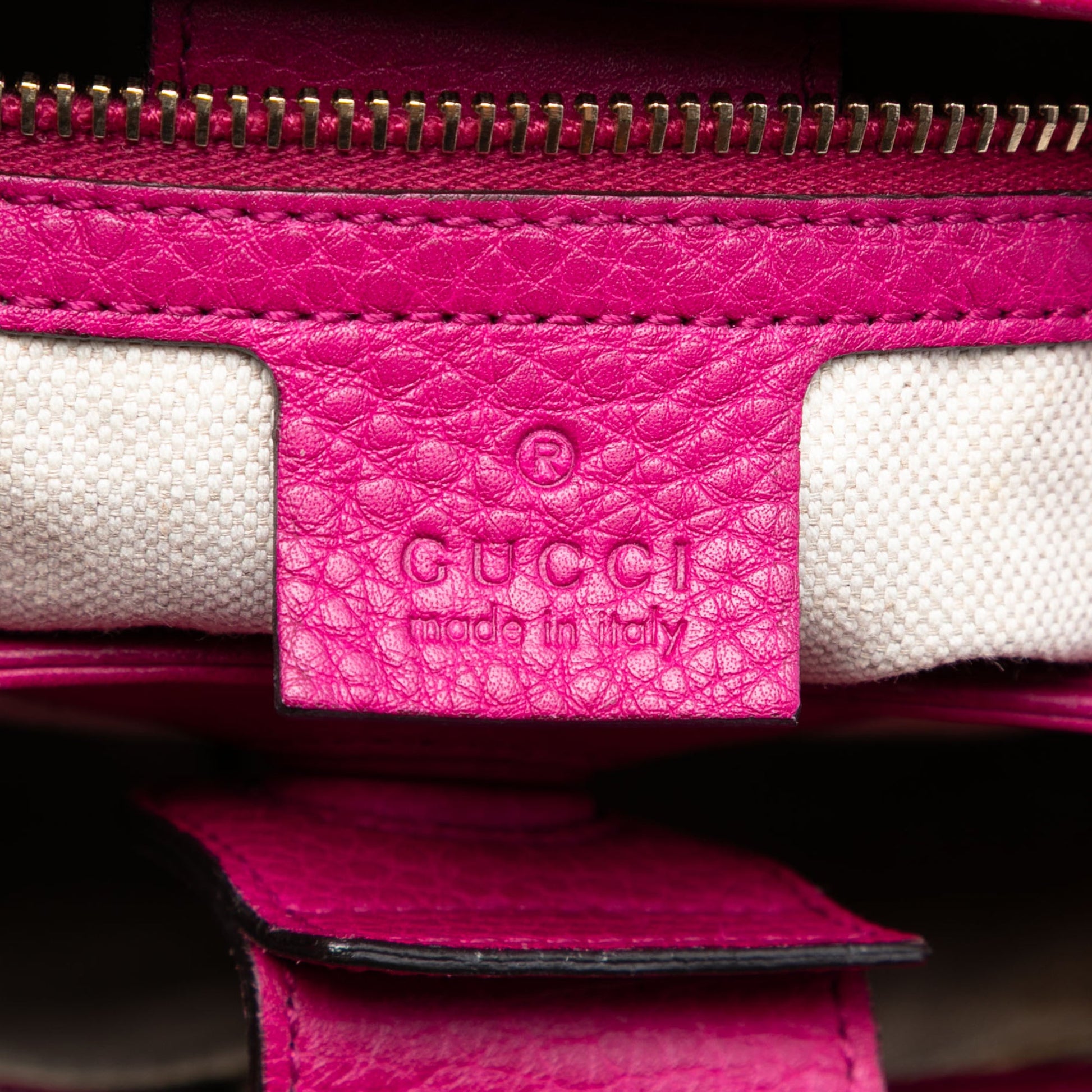 Gucci Small Calfskin Bamboo Shopper Satchel