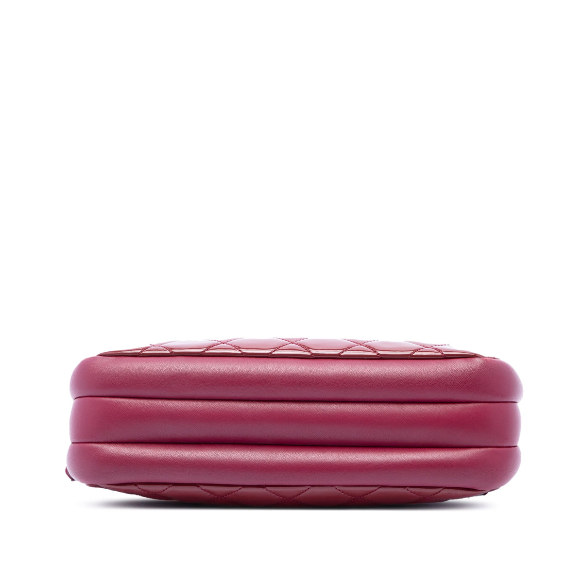 Chanel Quilted Patent CC Crown Double Zip Crossbody