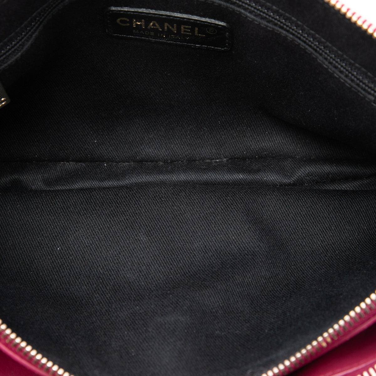 Chanel Quilted Patent CC Crown Double Zip Crossbody