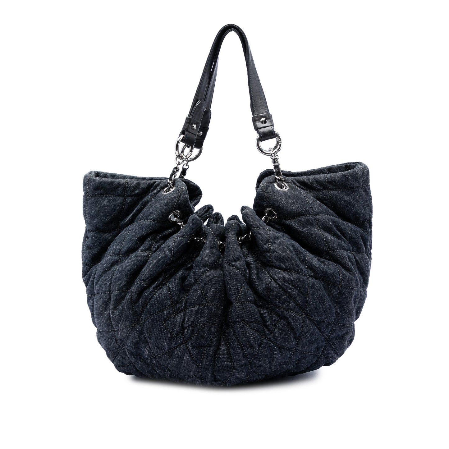 Chanel Quilted Denim Stretch Spirit Cabas Tote