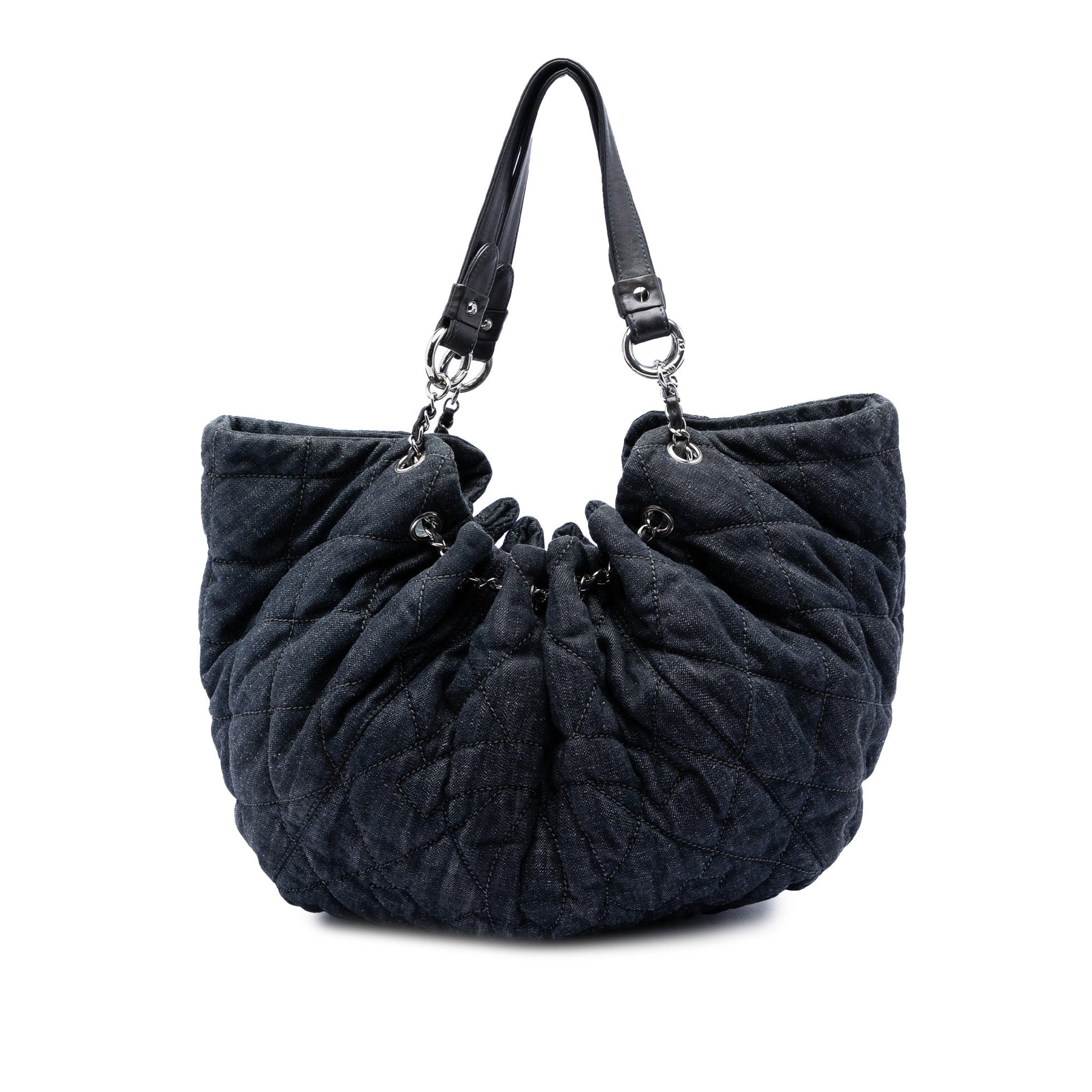 Chanel Quilted Denim Stretch Spirit Cabas Tote