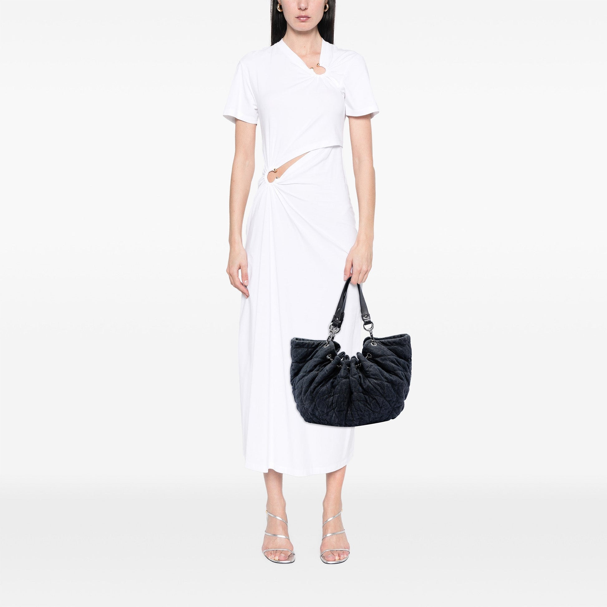 Chanel Quilted Denim Stretch Spirit Cabas Tote