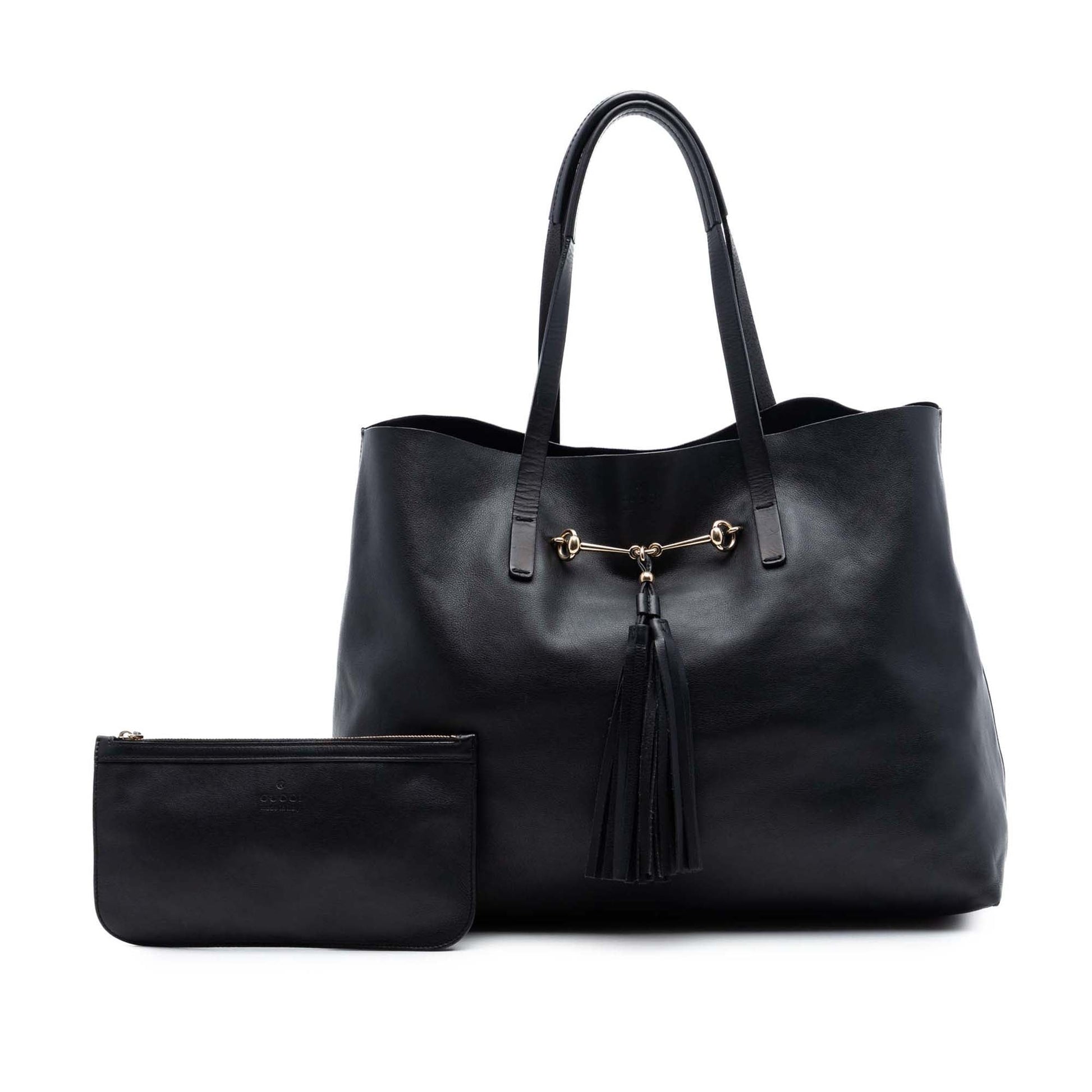 Gucci Medium Calfskin Park Avenue Horsebit Tote