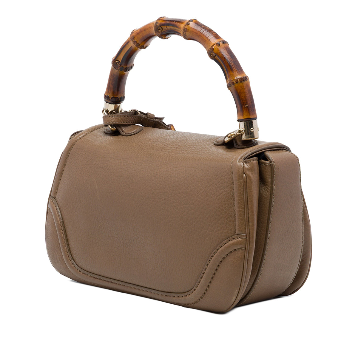 Gucci Medium Calfskin New Bamboo Satchel