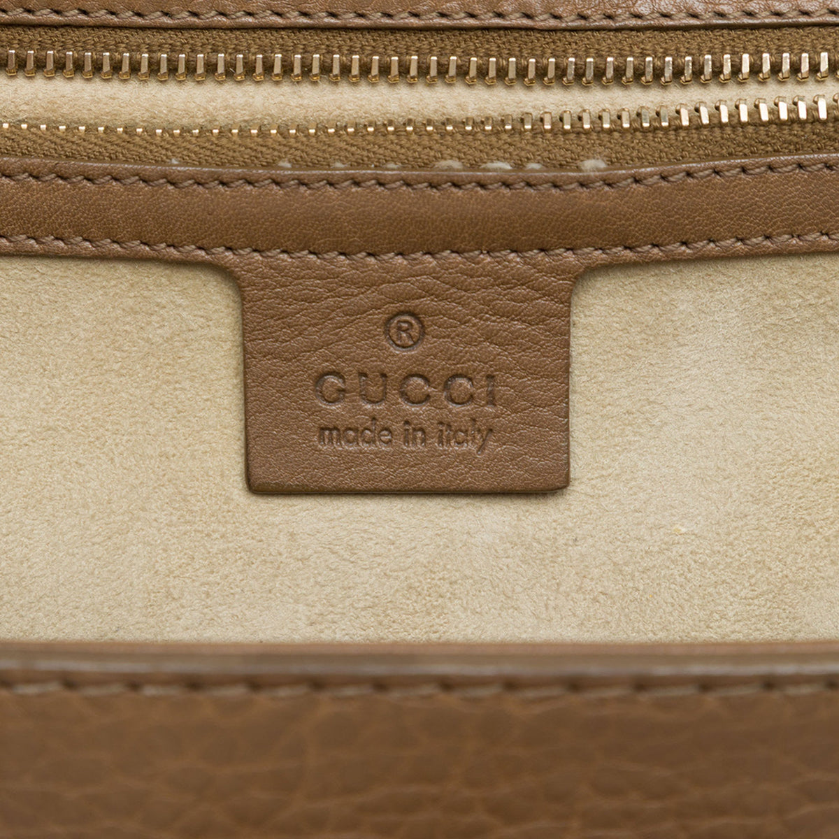 Gucci Medium Calfskin New Bamboo Satchel