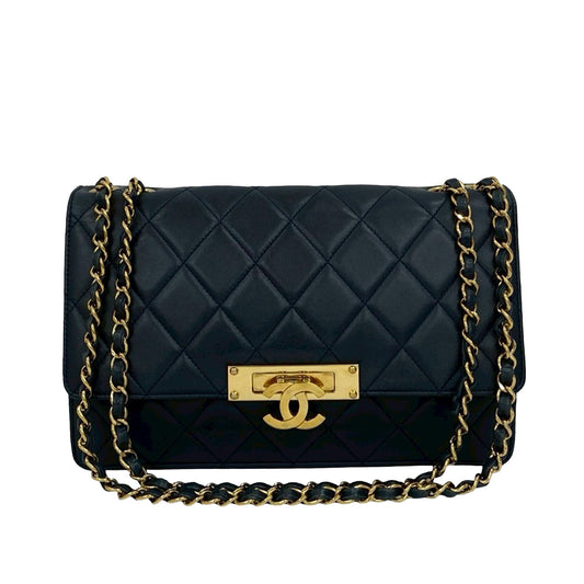 Chanel Quilted Lambskin Golden Class Flap