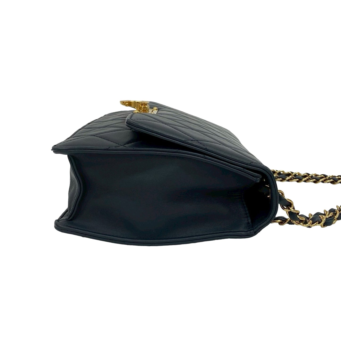 Chanel Quilted Lambskin Golden Class Flap