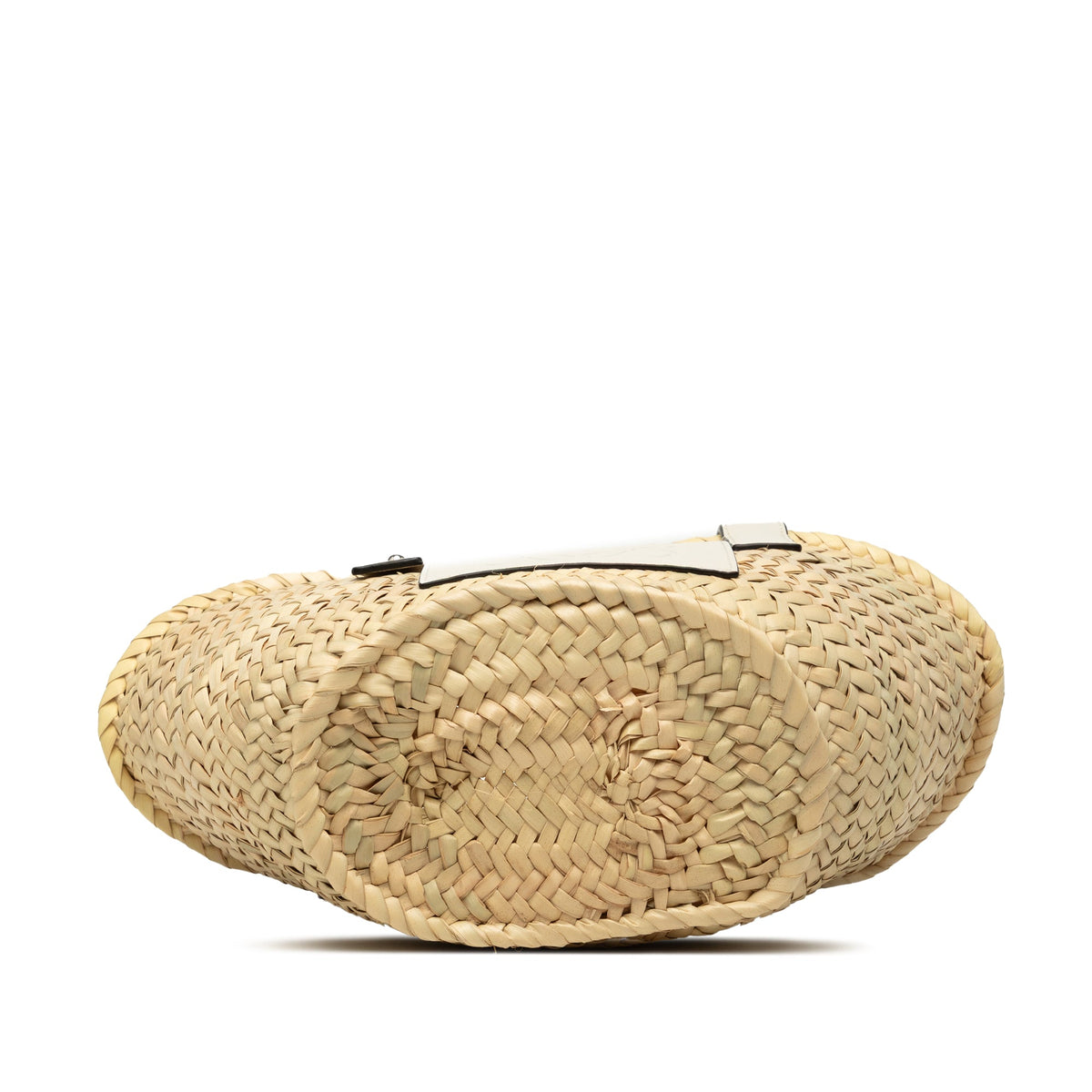 LOEWE Small Raffia Anagram Basket Tote
