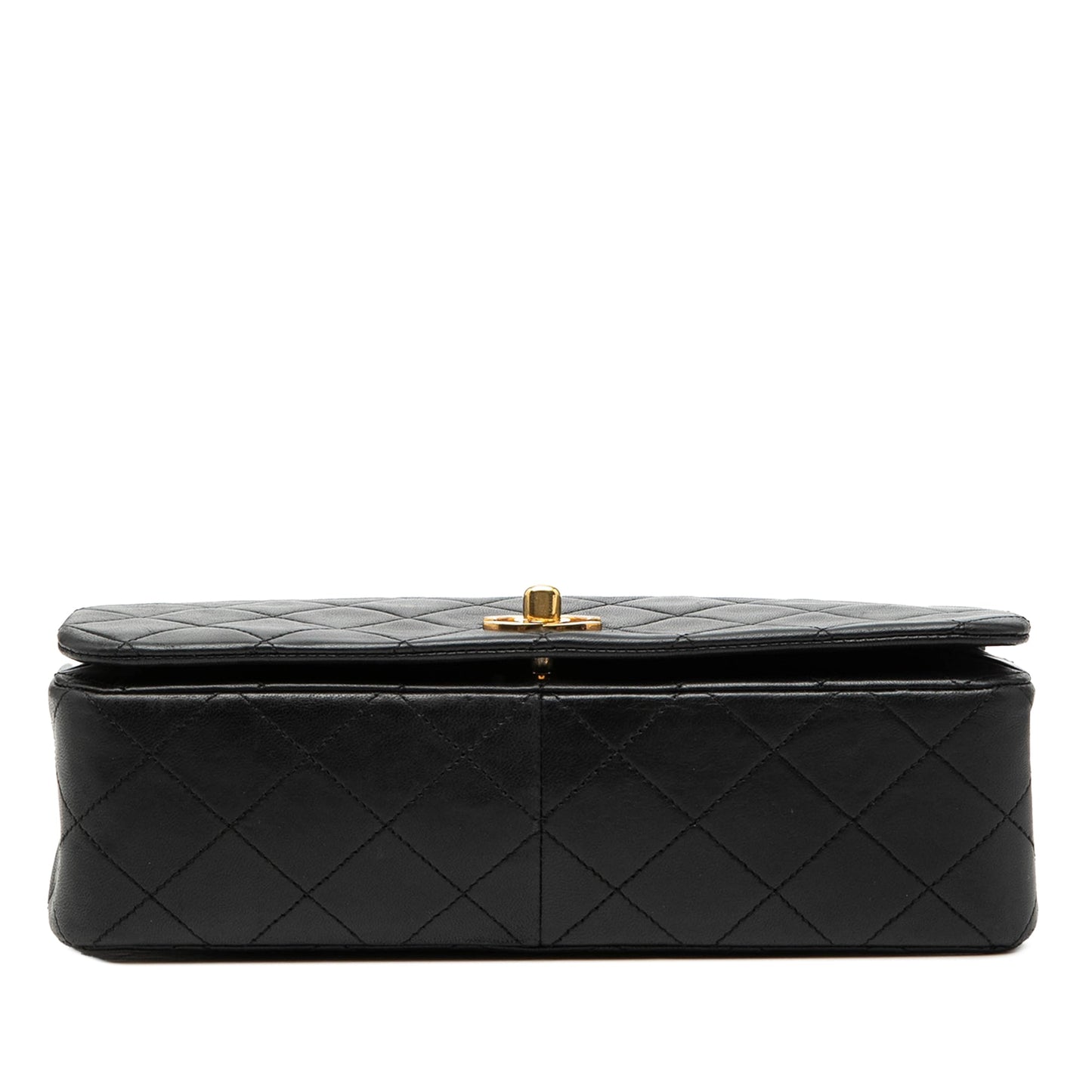 CC Quilted Lambskin Full Single Flap