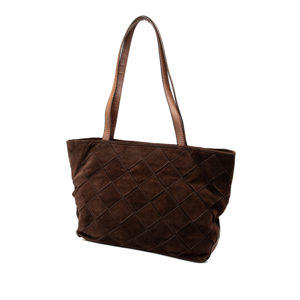 Bottega Veneta Suede Intrecciato Tote