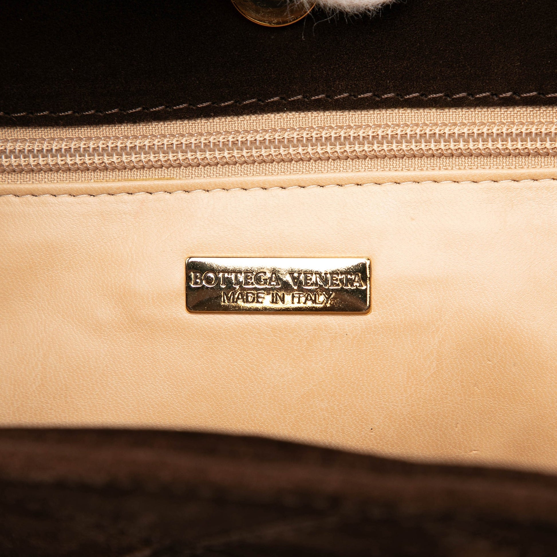 Bottega Veneta Suede Intrecciato Tote