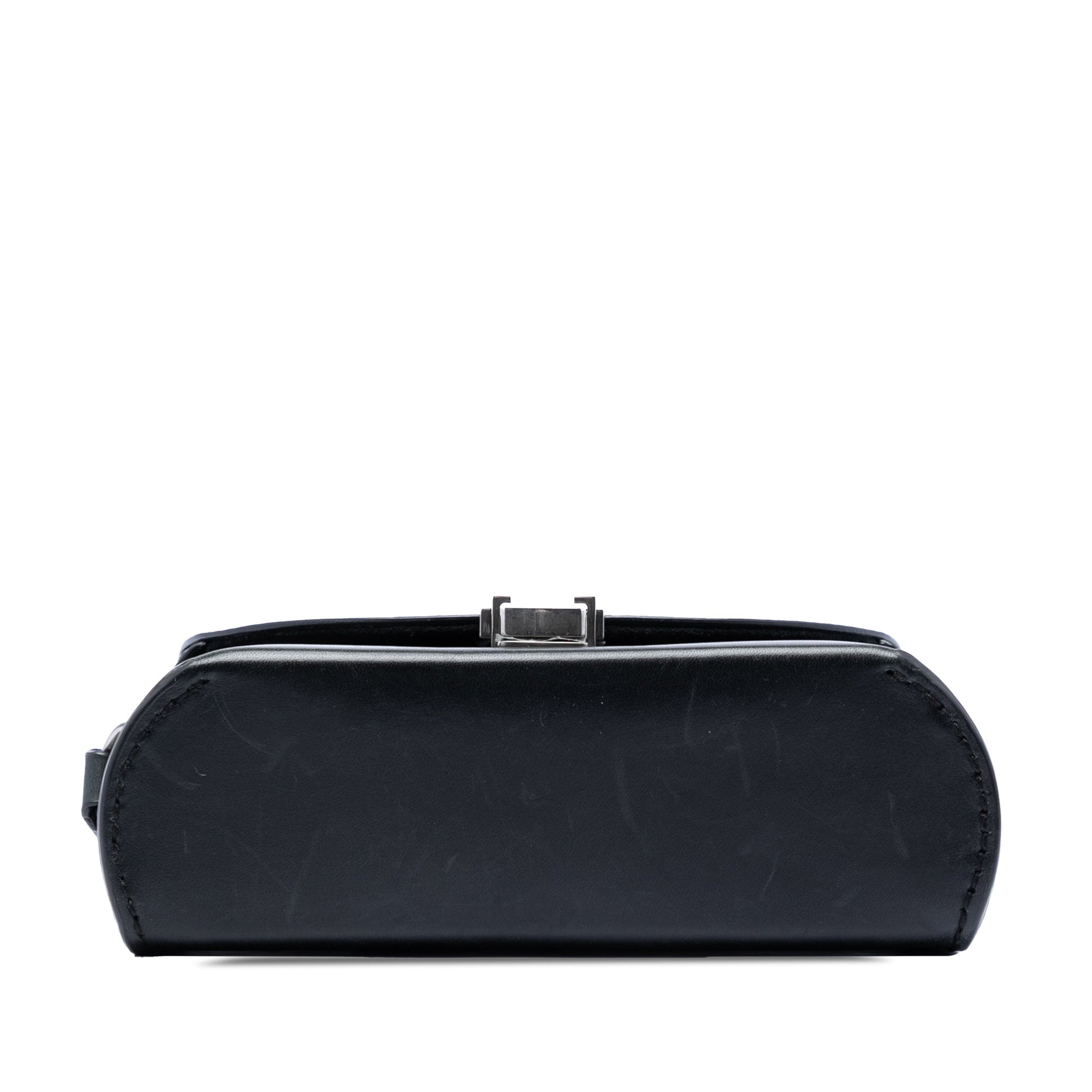 Saint Laurent Leather Tuc Box Crossbody