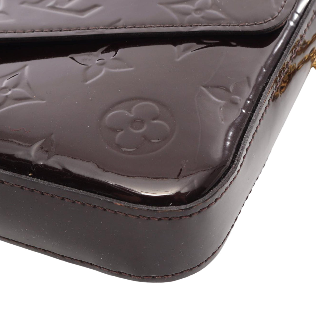 Louis Vuitton Monogram Vernis Pochette Felicie — Purple