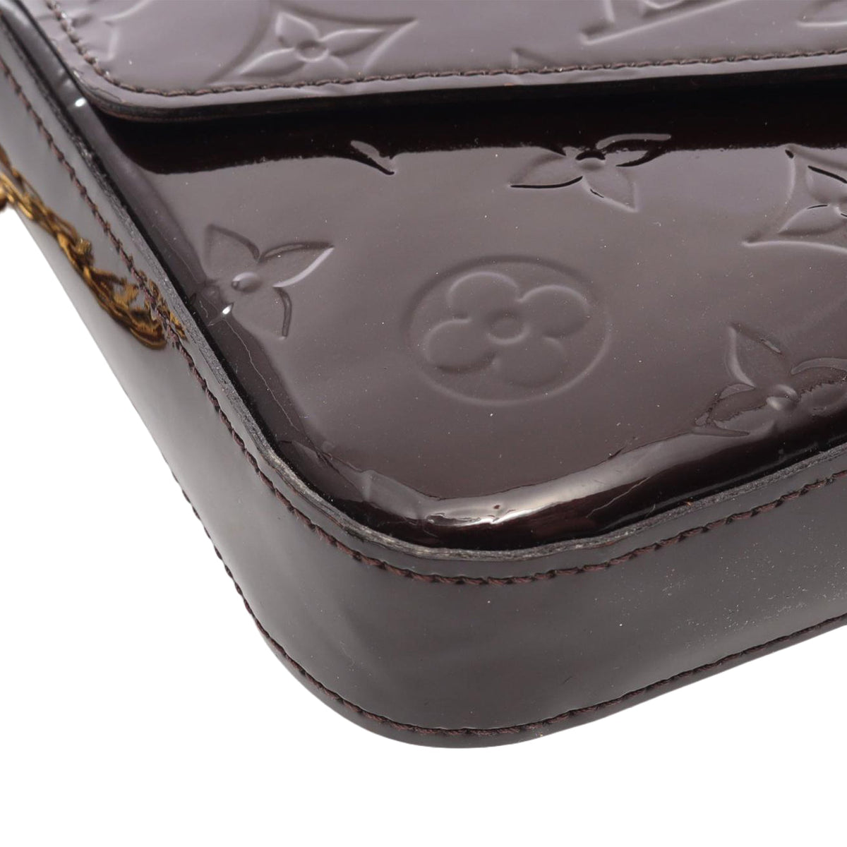 Louis Vuitton Monogram Vernis Pochette Felicie — Purple