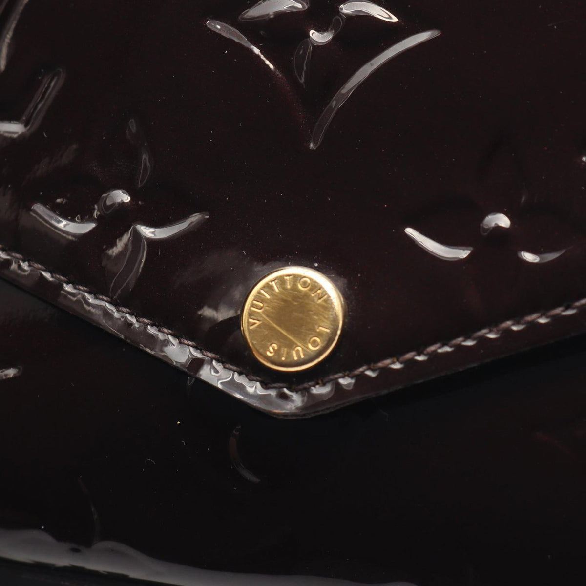 Louis Vuitton Monogram Vernis Pochette Felicie — Purple