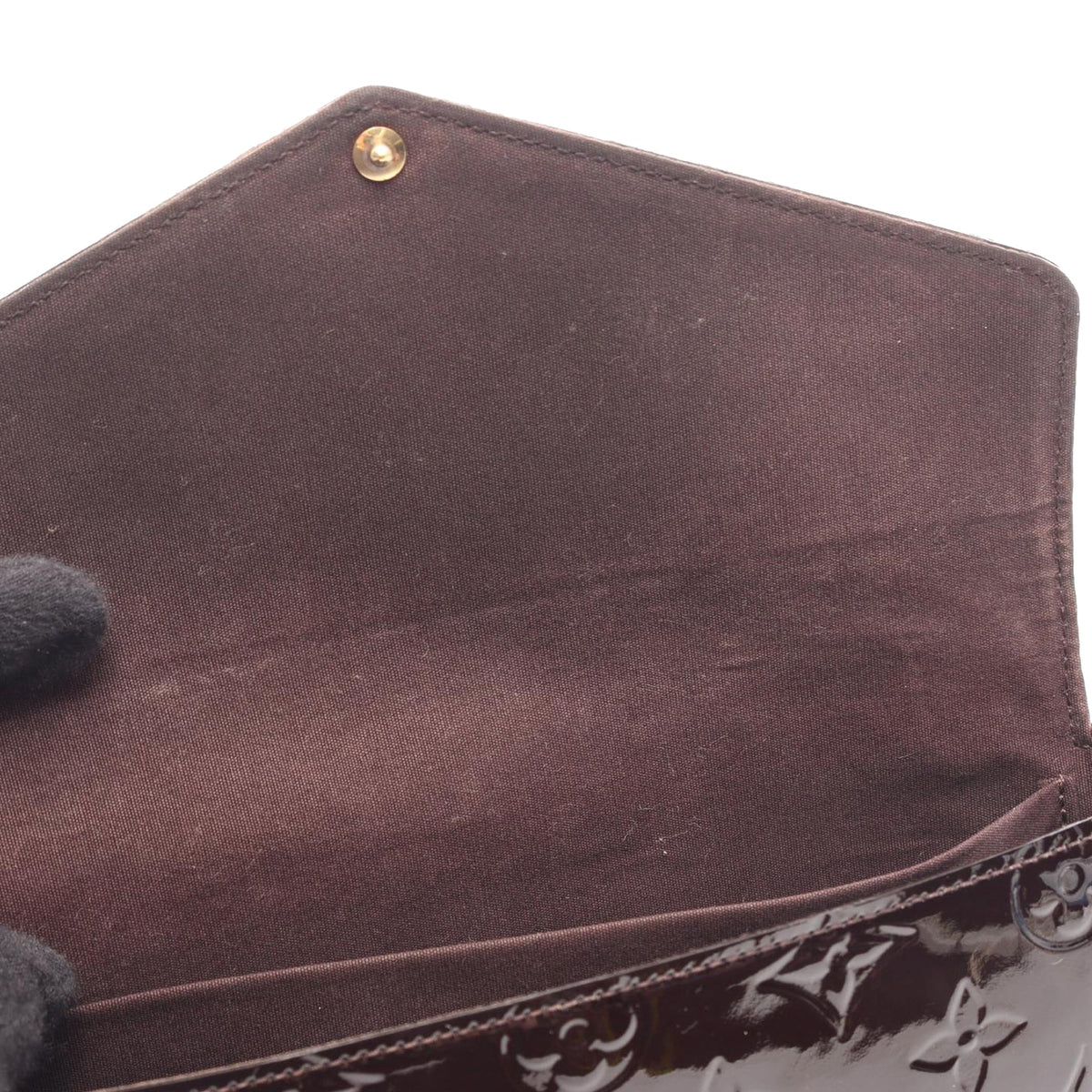 Louis Vuitton Monogram Vernis Pochette Felicie — Purple