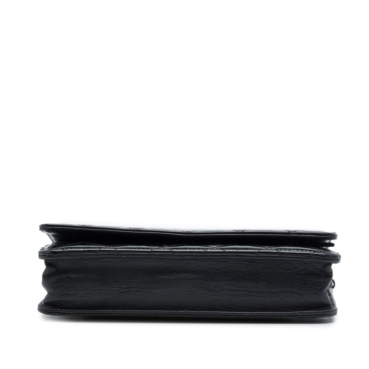 Chanel CC Quilted Patent Wallet On Chain