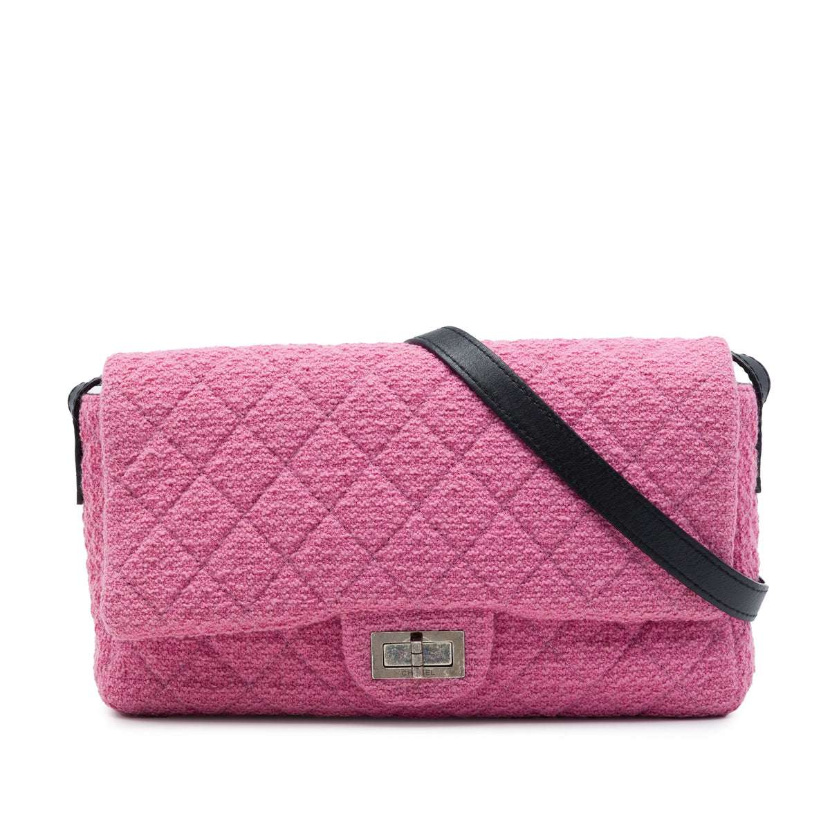 Chanel Jumbo Quilted Tweed Reissue 2.55 Easy Messenger Flap