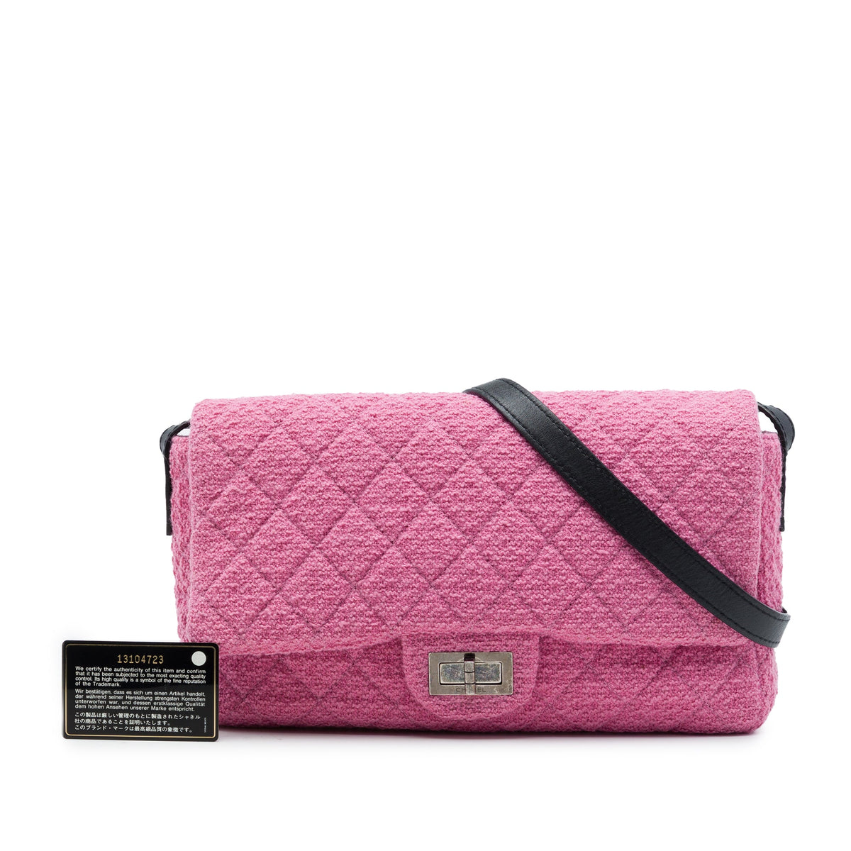 Chanel Jumbo Quilted Tweed Reissue 2.55 Easy Messenger Flap