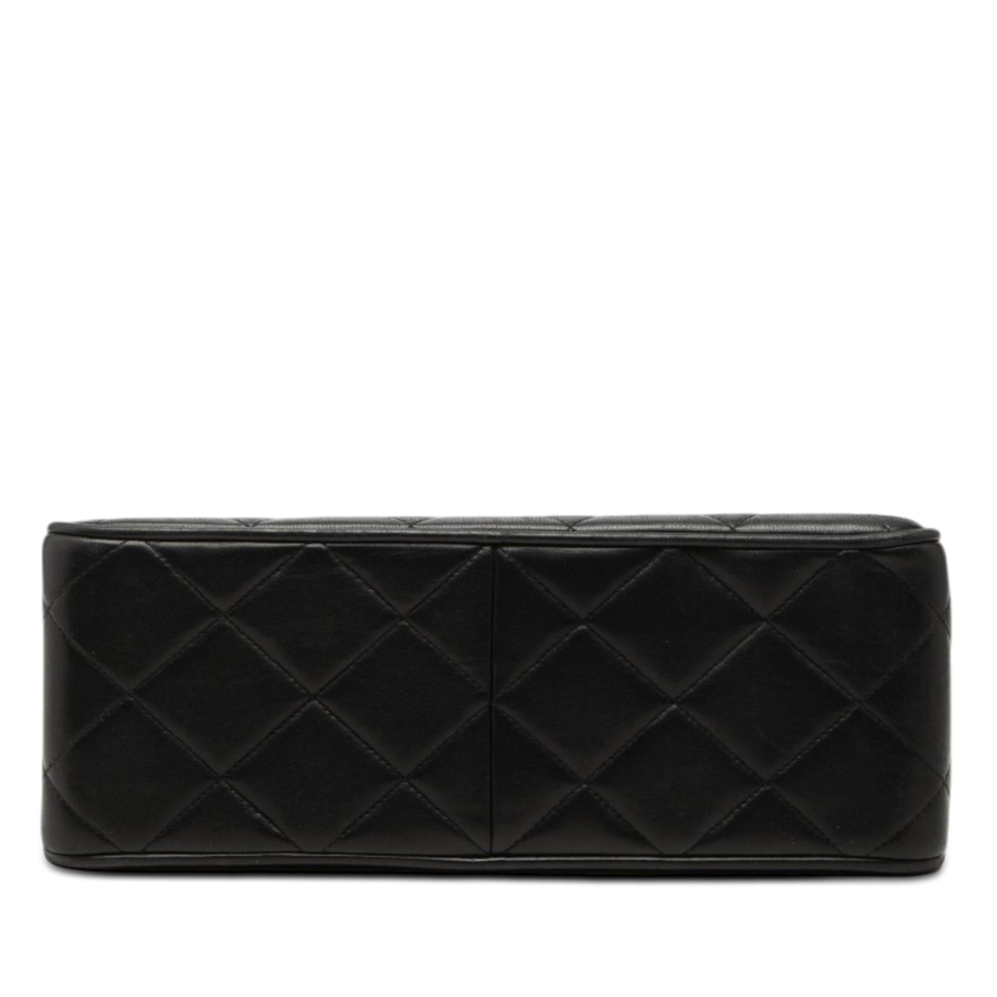 Chanel XL CC Quilted Lambskin Square Single Flap