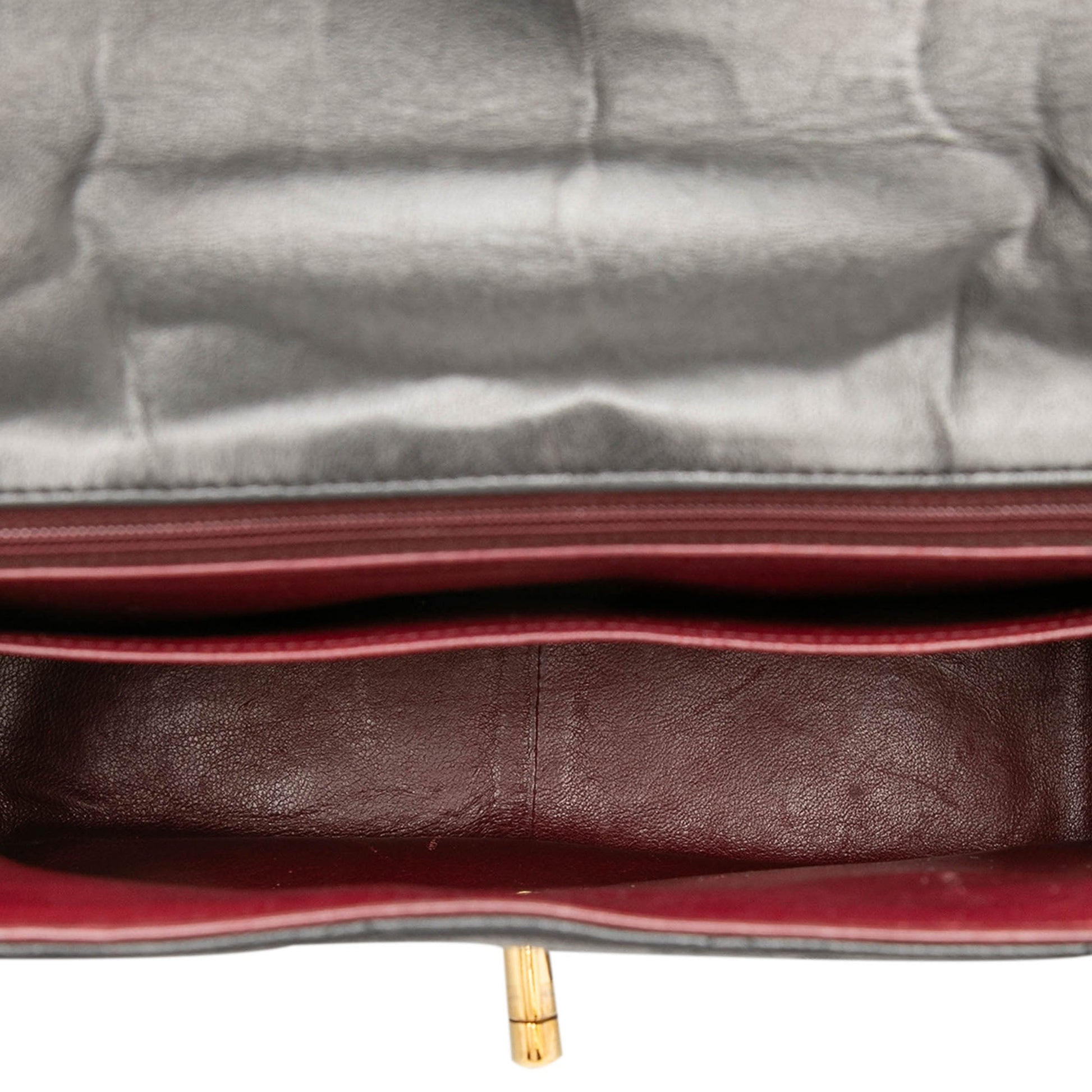 Chanel XL CC Quilted Lambskin Square Single Flap
