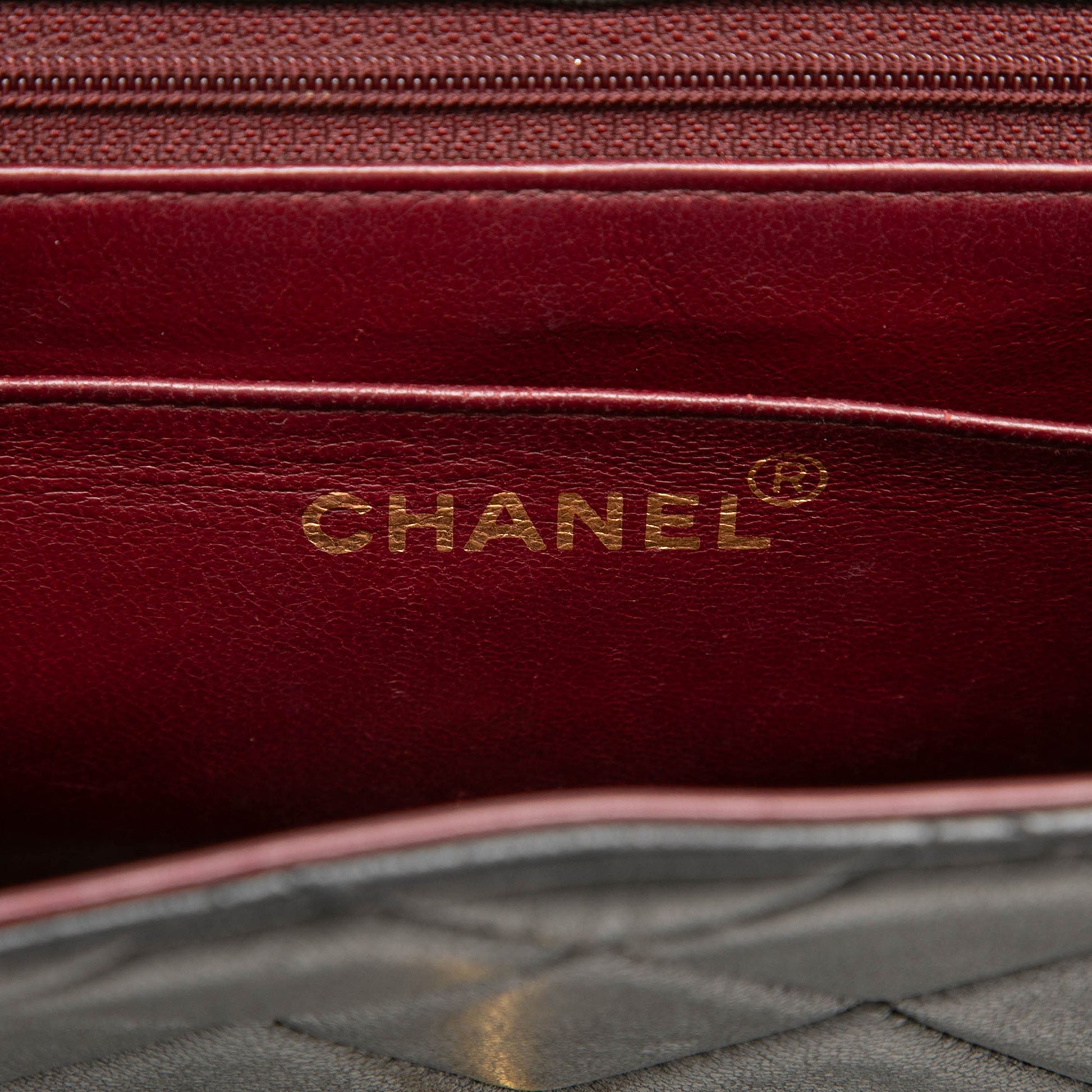 Chanel XL CC Quilted Lambskin Square Single Flap