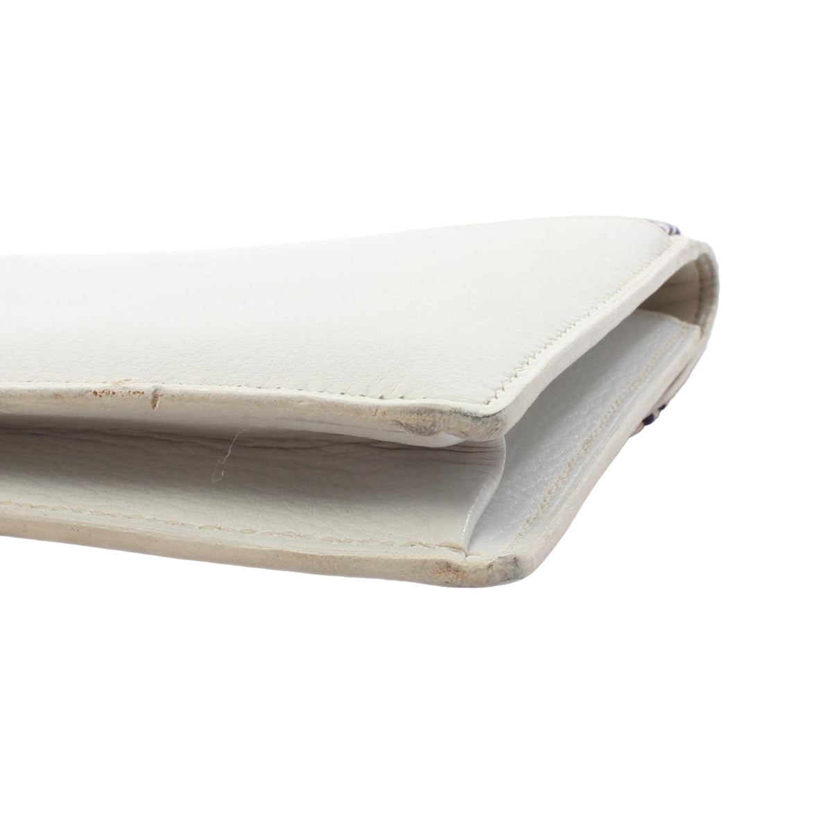 Hermès Leather Envelope Clutch — White