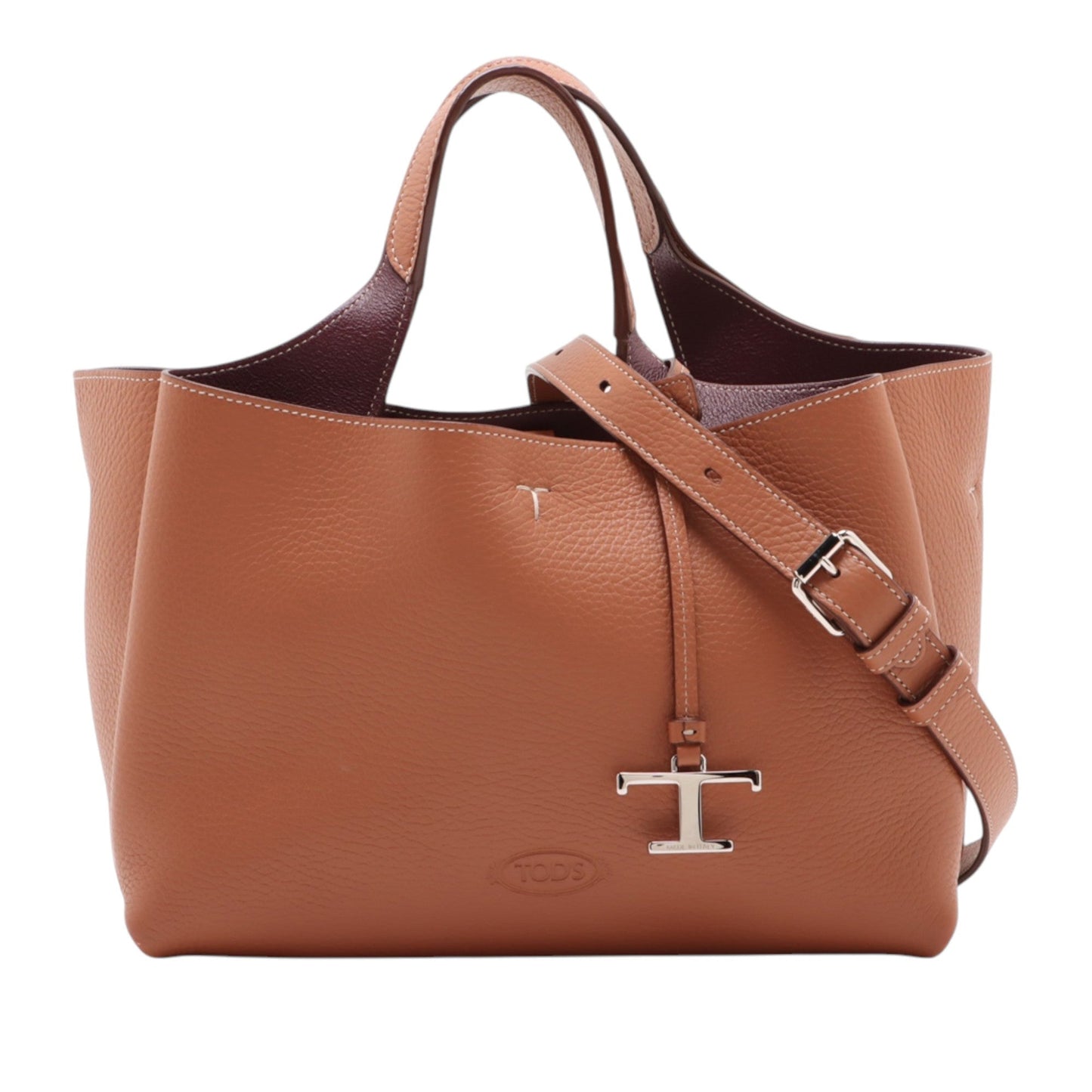 Tods Leather T Timeless  Satchel