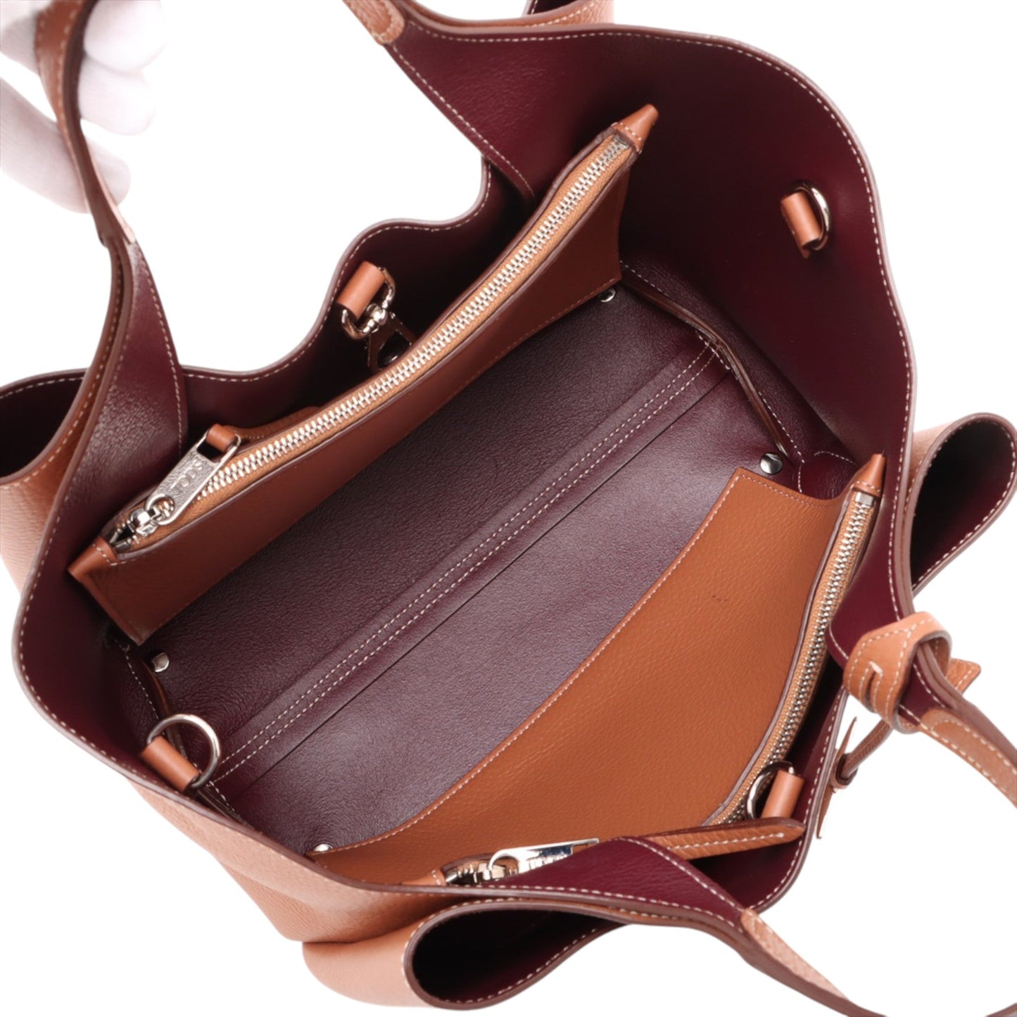 Tods Leather T Timeless  Satchel
