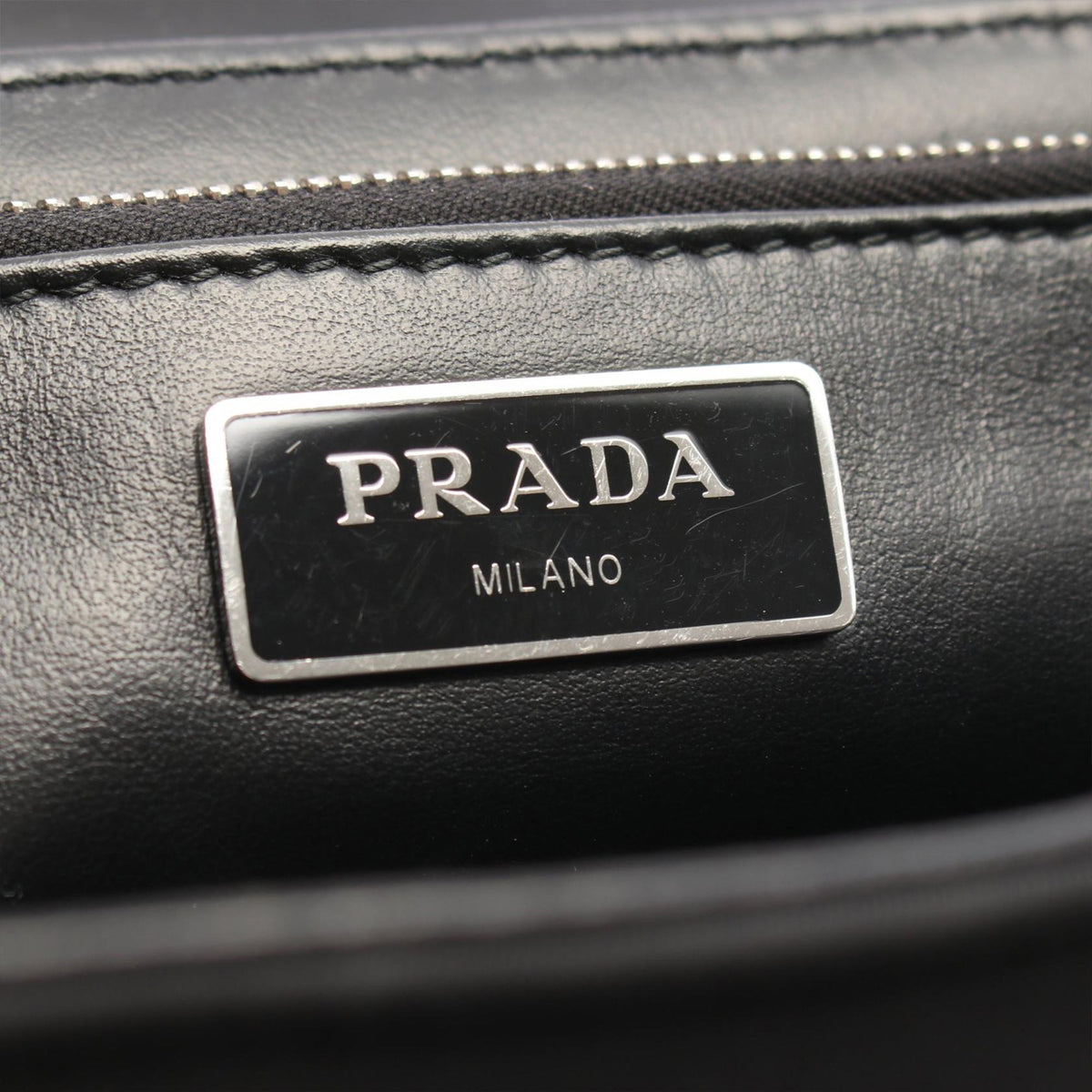Prada Tessuto Buckle Messenger Bag