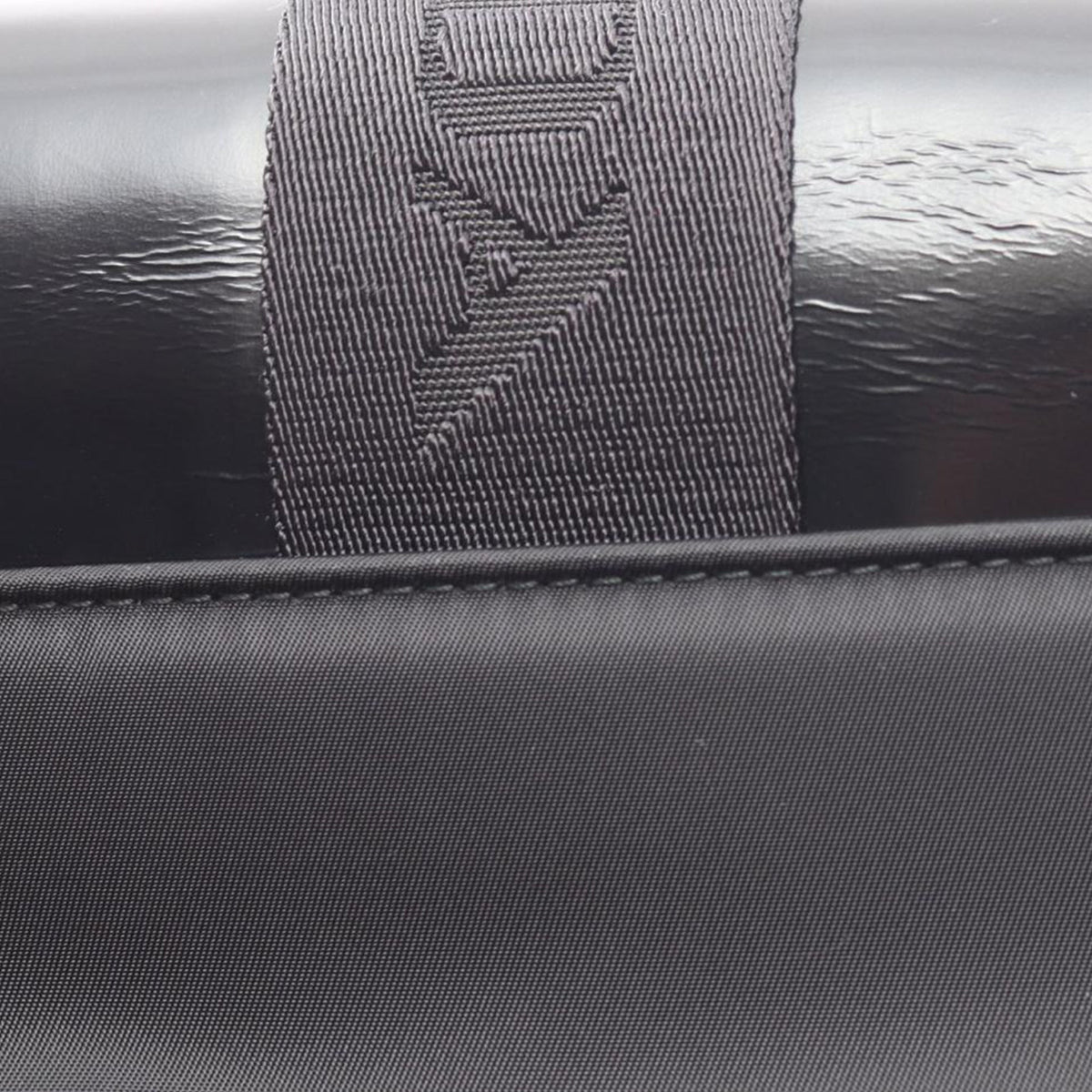 Prada Tessuto Buckle Messenger Bag