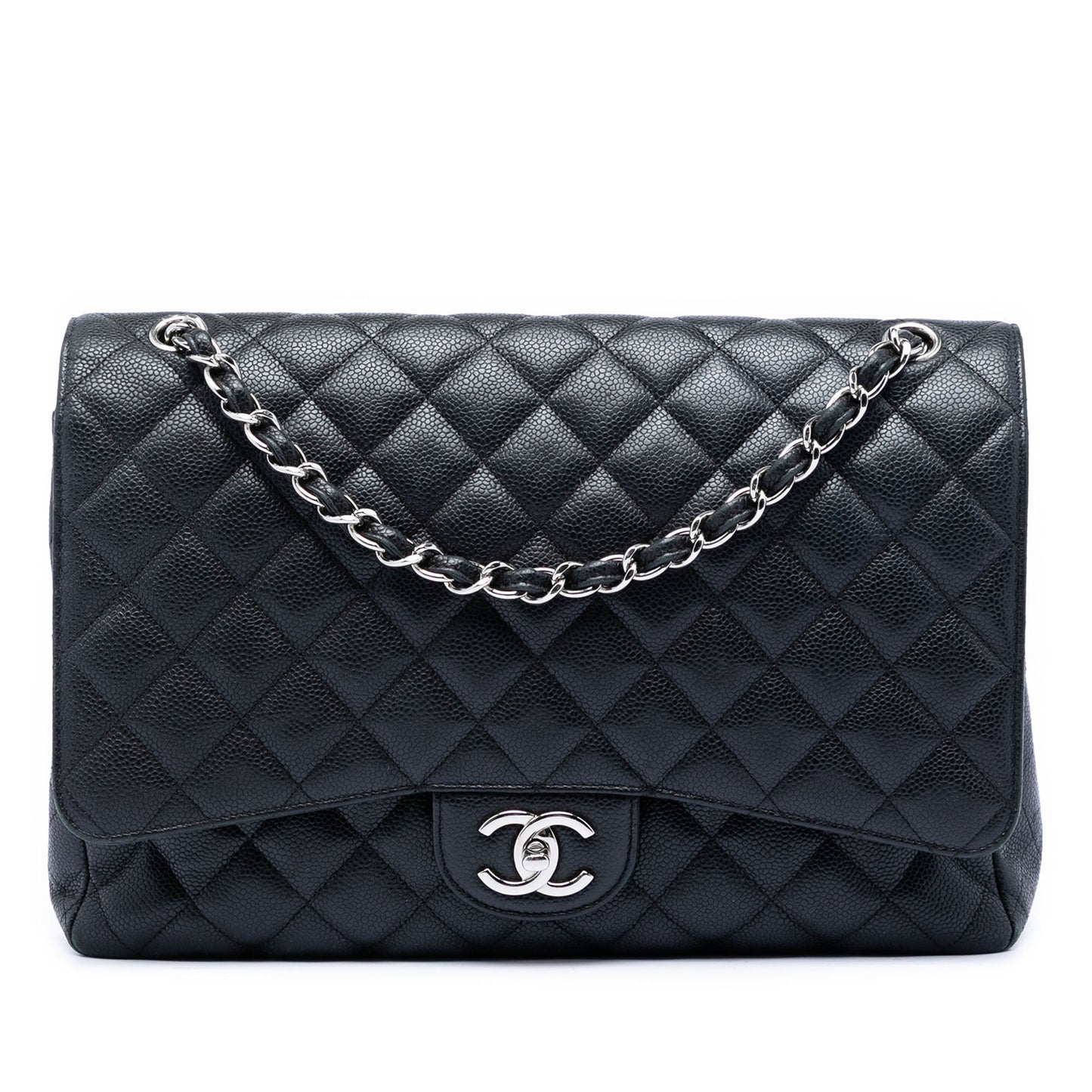 Chanel Maxi Classic Caviar Double Flap