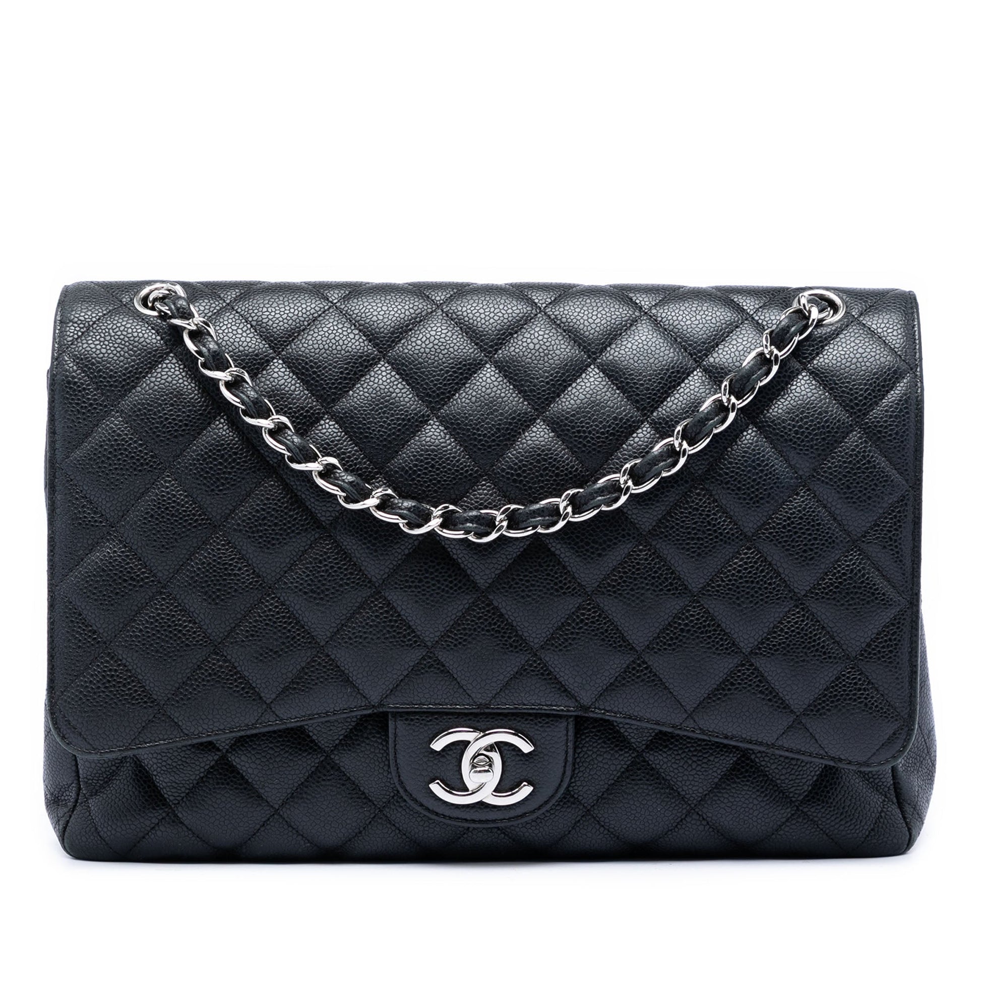 Chanel Maxi Classic Caviar Double Flap