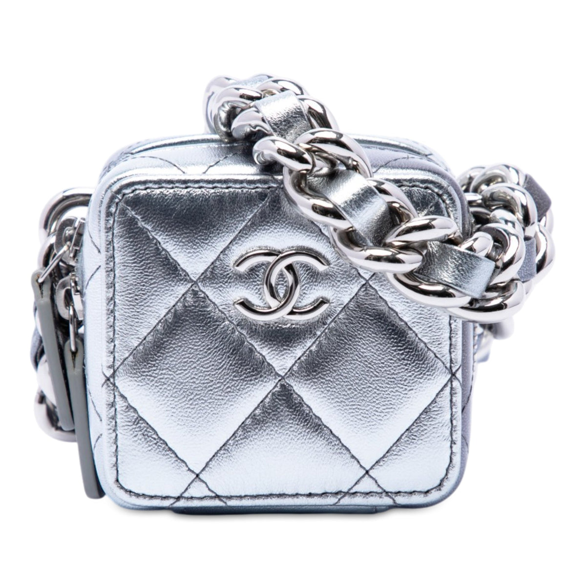 Chanel Metallic Lambskin Coco Punk Cube Bag