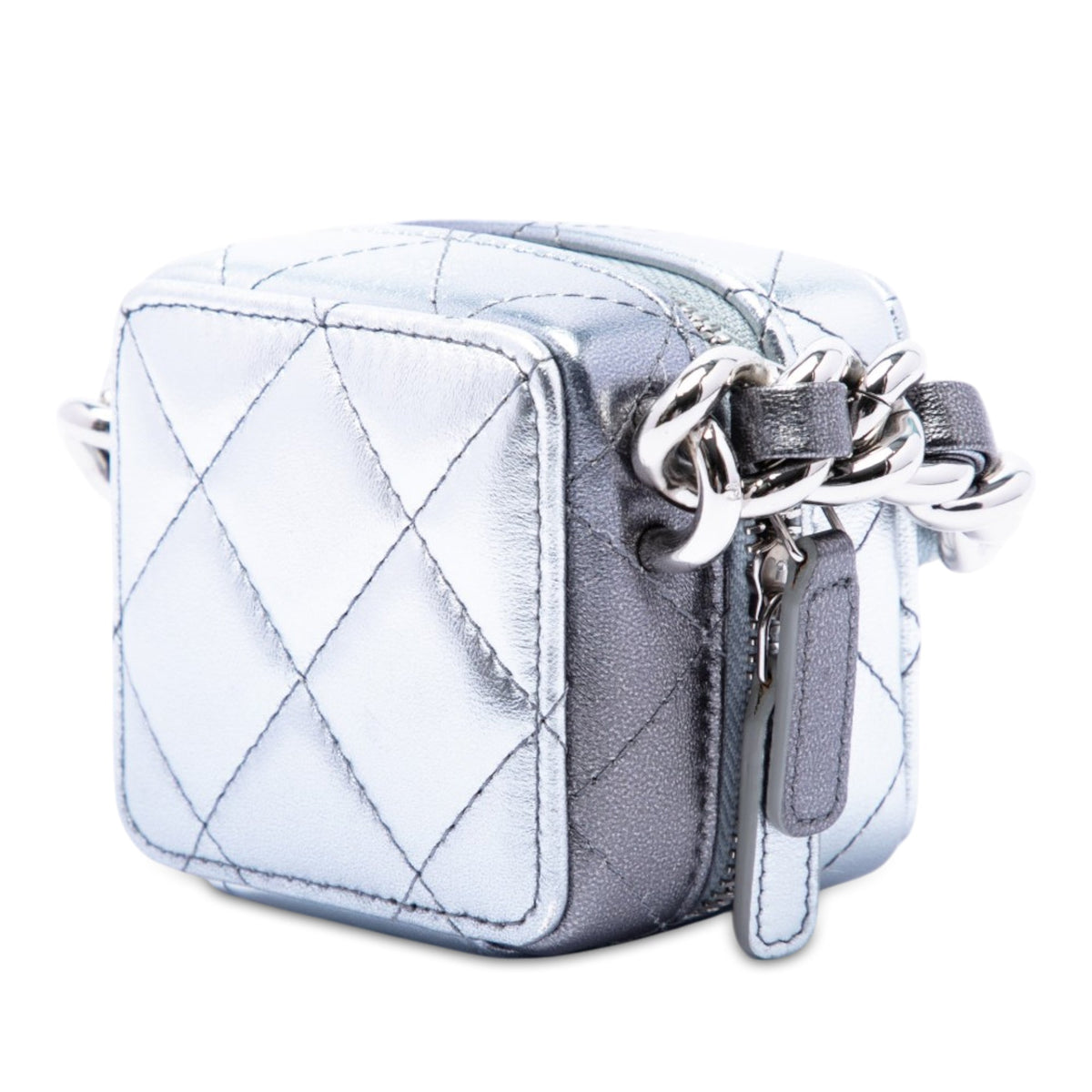 Chanel Metallic Lambskin Coco Punk Cube Bag
