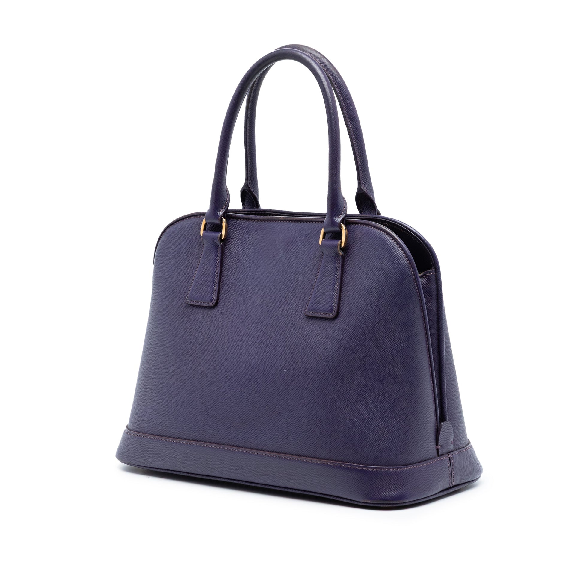 Prada Medium Saffiano Lux Open Promenade Satchel