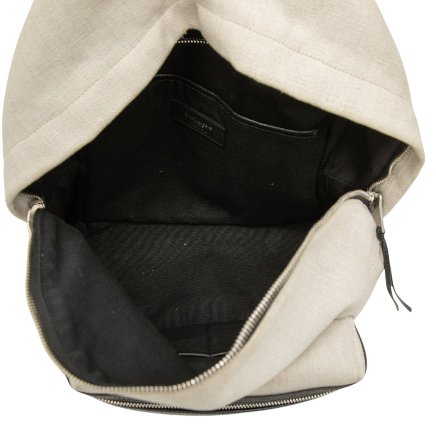 Saint Laurent Canvas Rive Gauche City Backpack