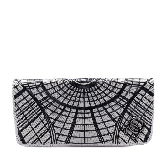 Chanel Sequin Embellished Lambskin Grand Palais Clutch