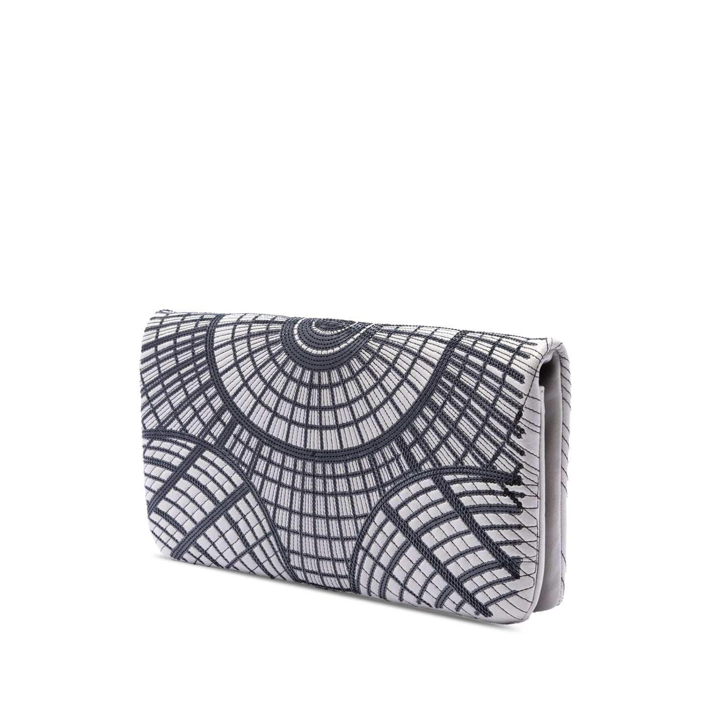 Chanel Sequin Embellished Lambskin Grand Palais Clutch