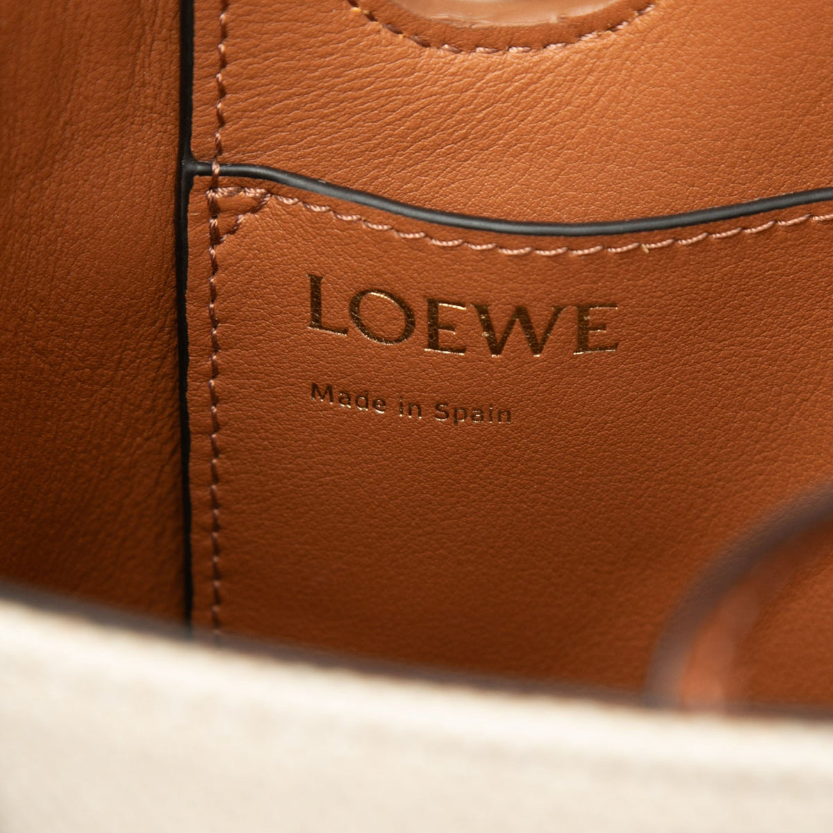 LOEWE Mini Canvas Anagram Tote