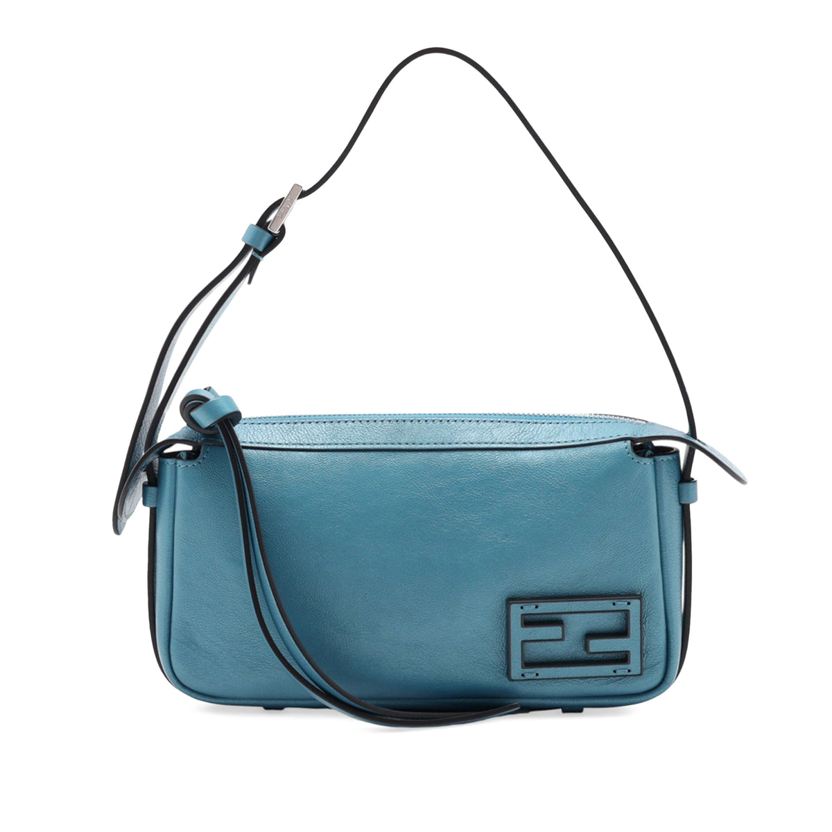 Fendi Mini Leather Simply Handbag — Blue